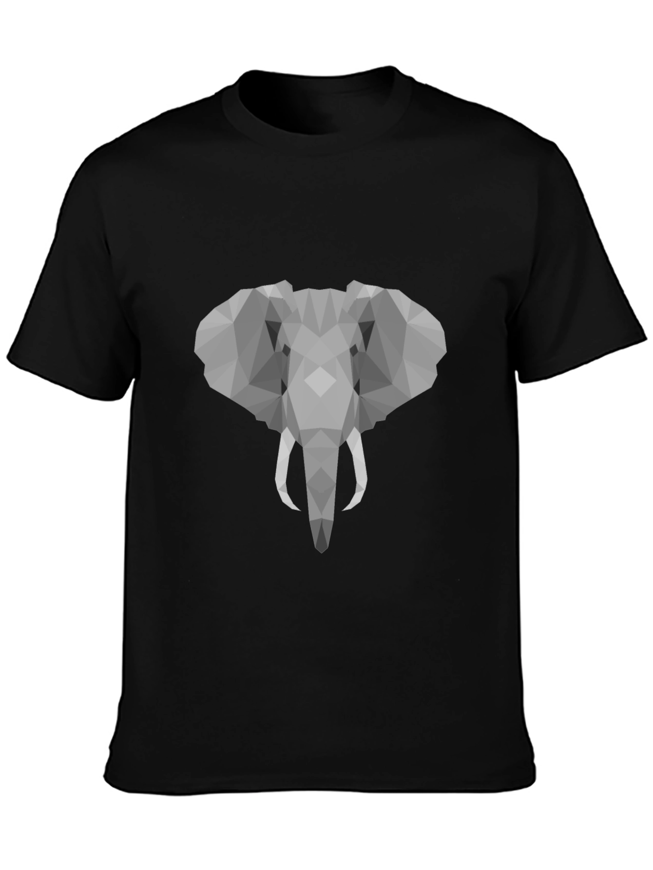 Geometric Elephant Graphic T-Shirt - Stylish Mens Tee