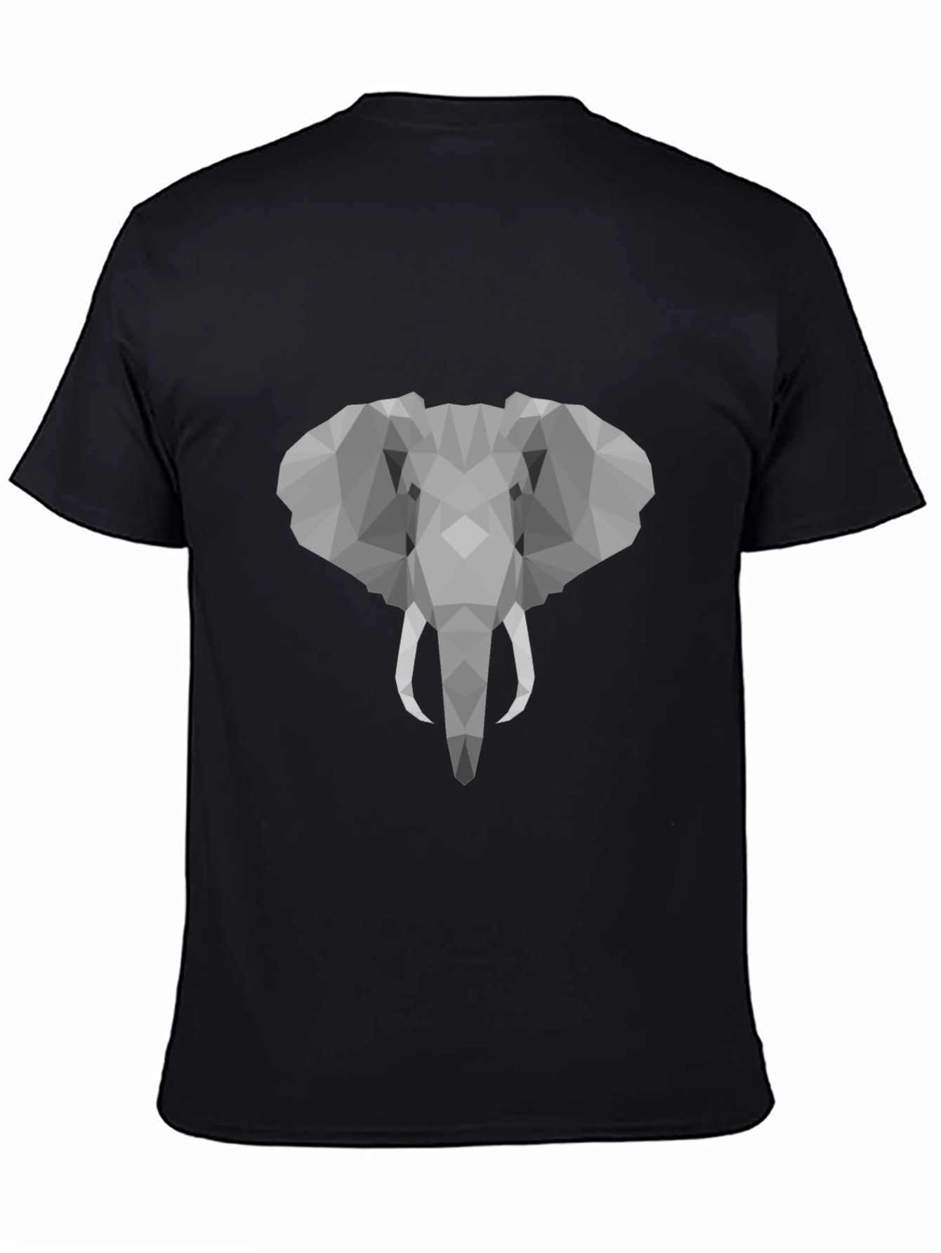 Geometric Elephant Graphic T-Shirt - Stylish Mens Tee
