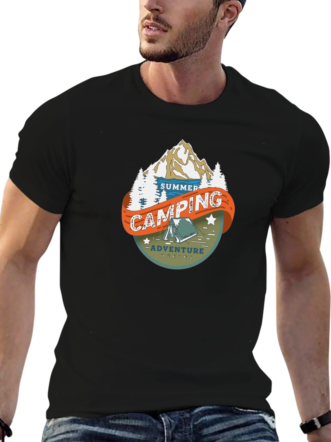 Summer Camping Adventure T-Shirt