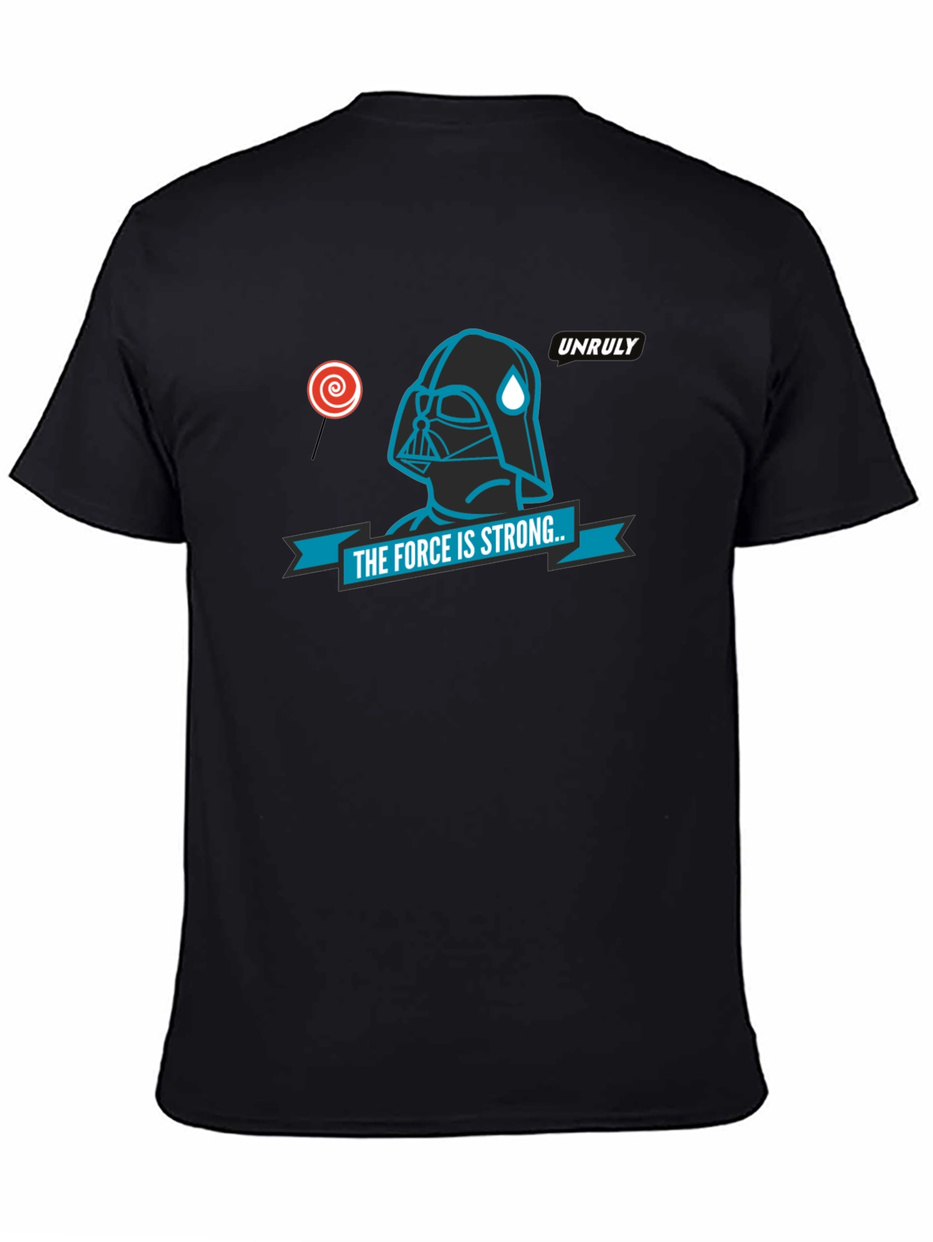 The Force Is Strong Graphic T-Shirt - Black
