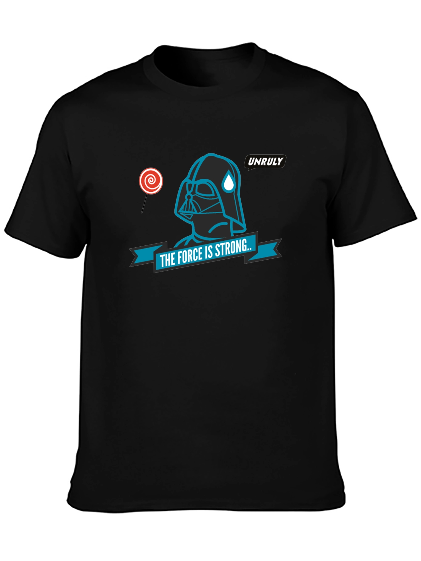 The Force Is Strong Graphic T-Shirt - Black
