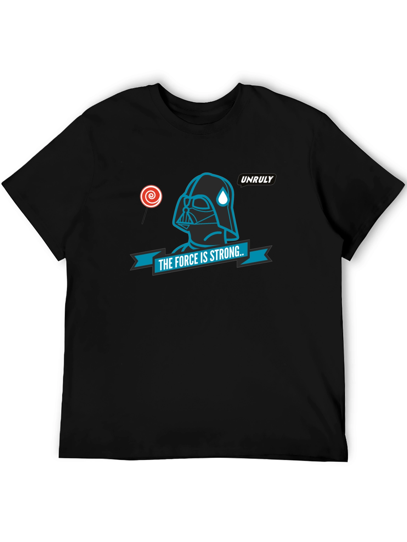 The Force Is Strong Graphic T-Shirt - Black