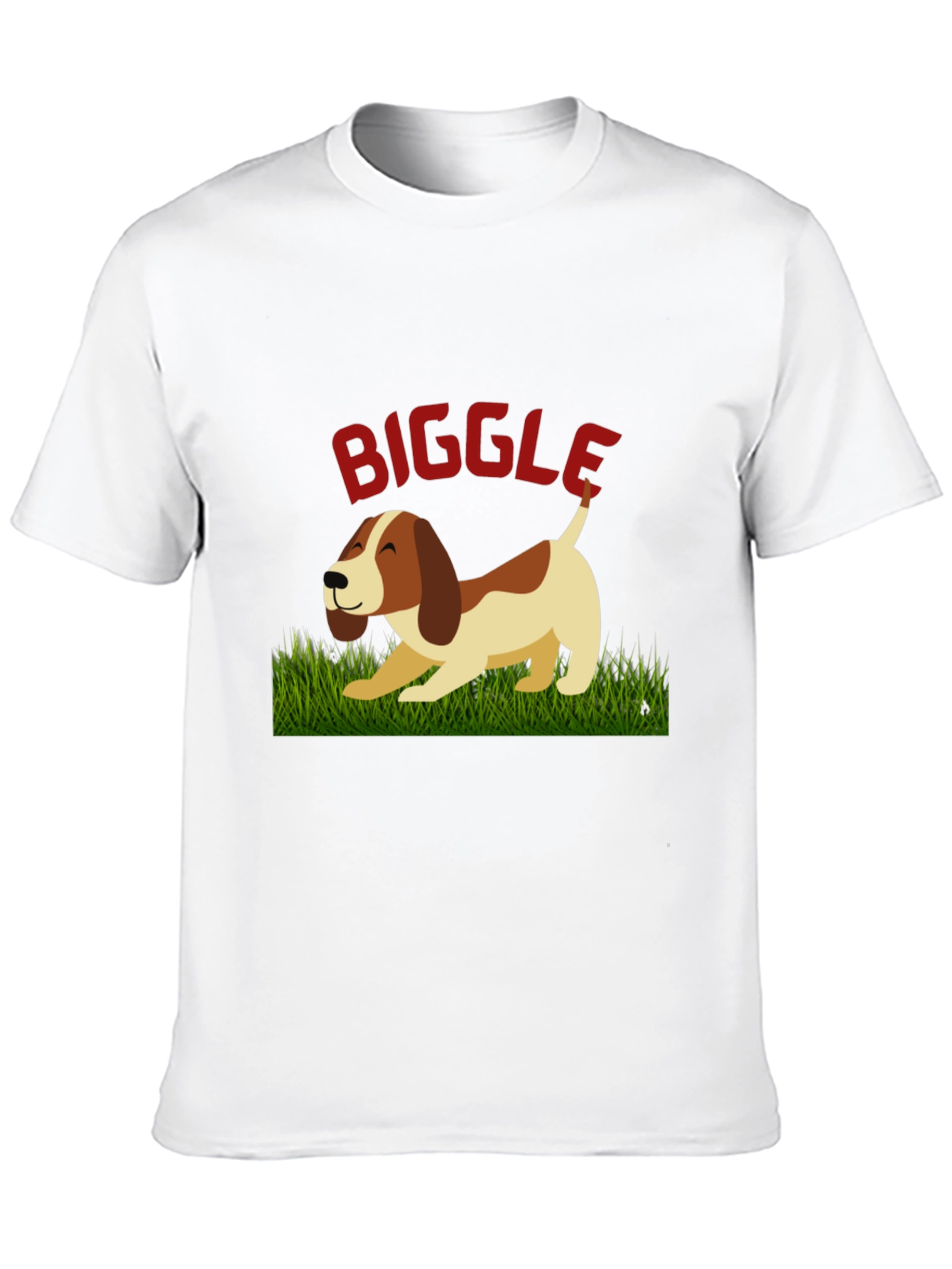 Biggle Dog Graphic Tee - Unisex Black T-Shirt