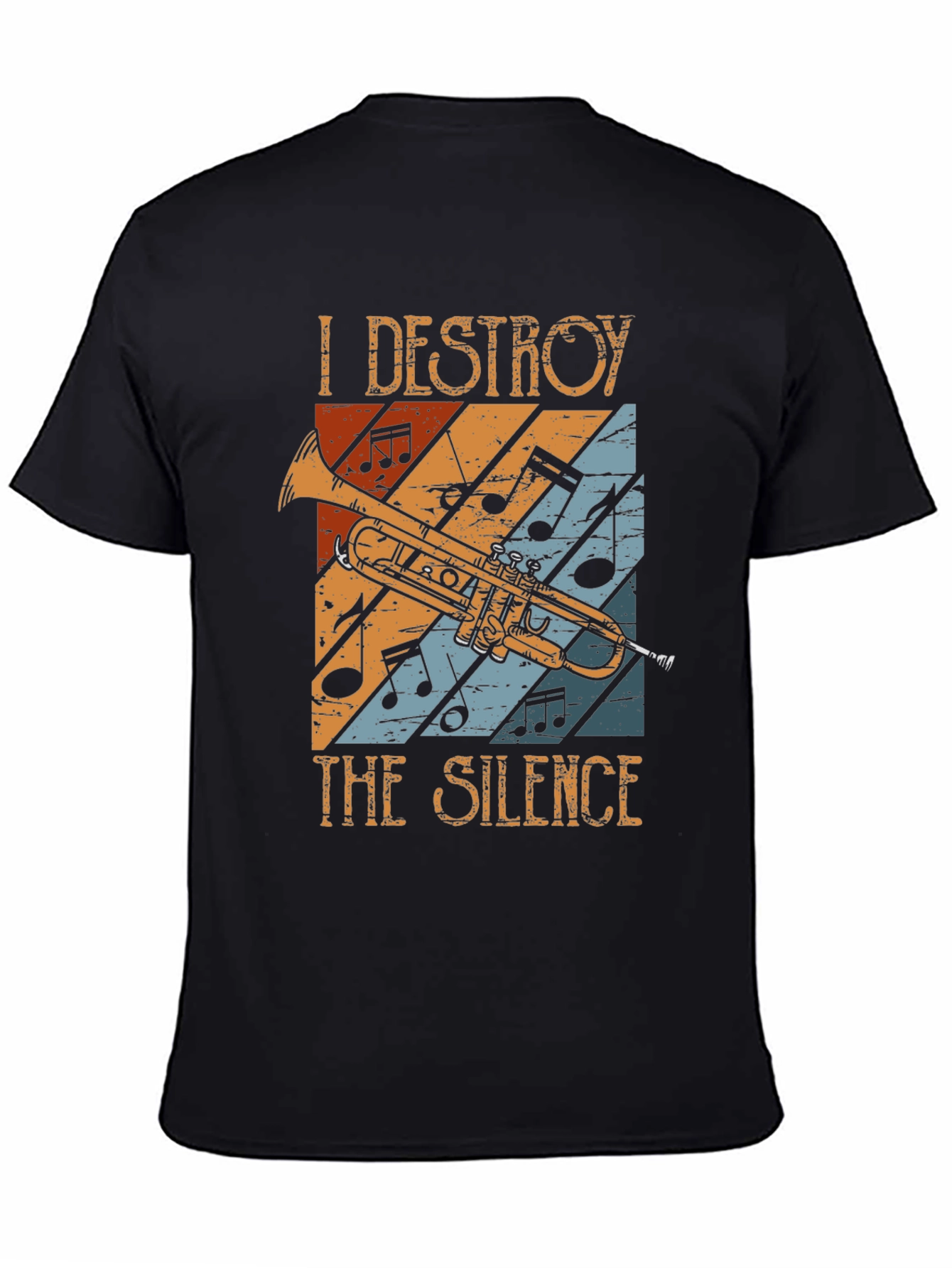 I Destroy The Silence Trumpet Graphic T-Shirt