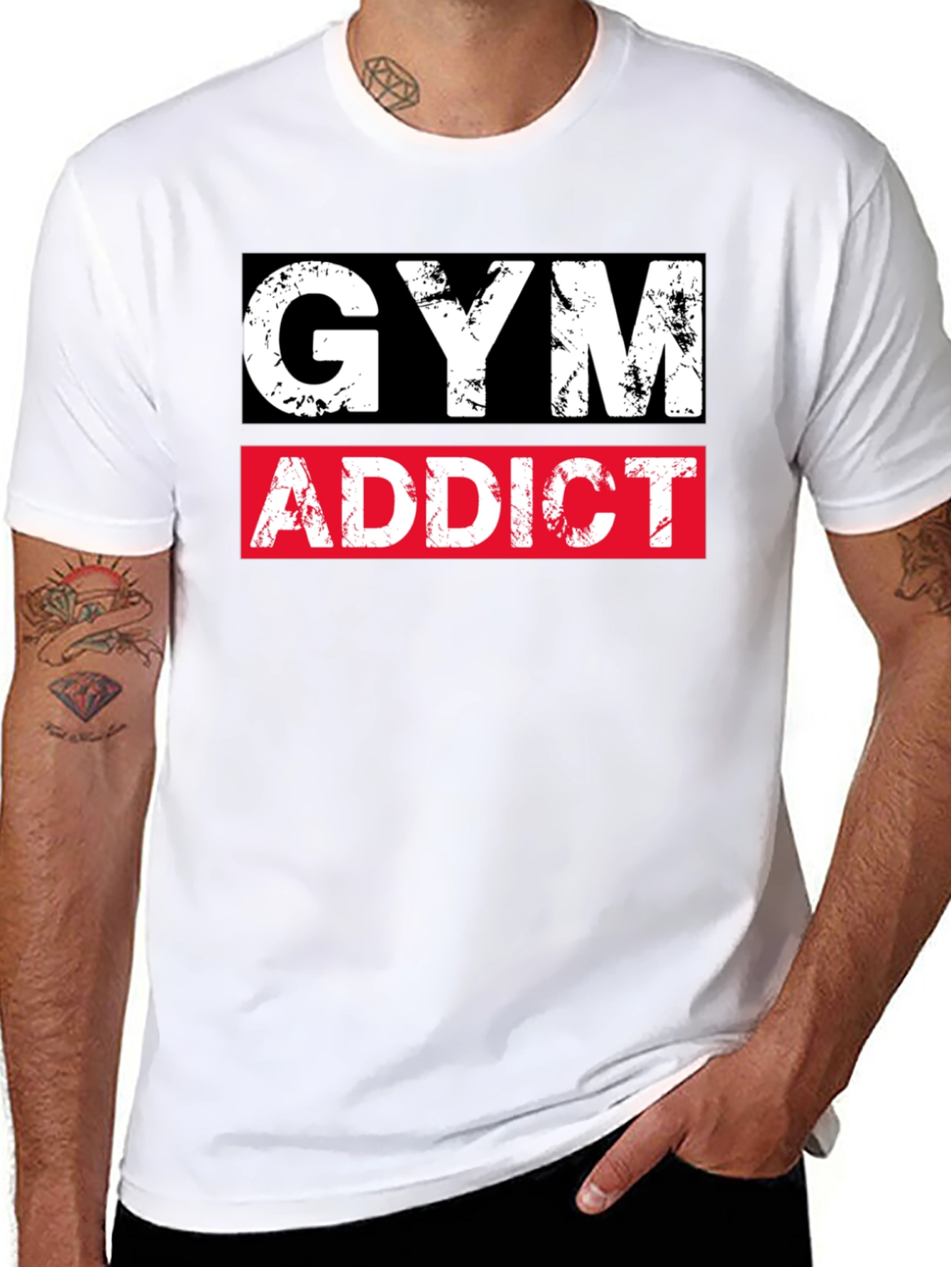 Gym Addict T-Shirt - Workout Apparel