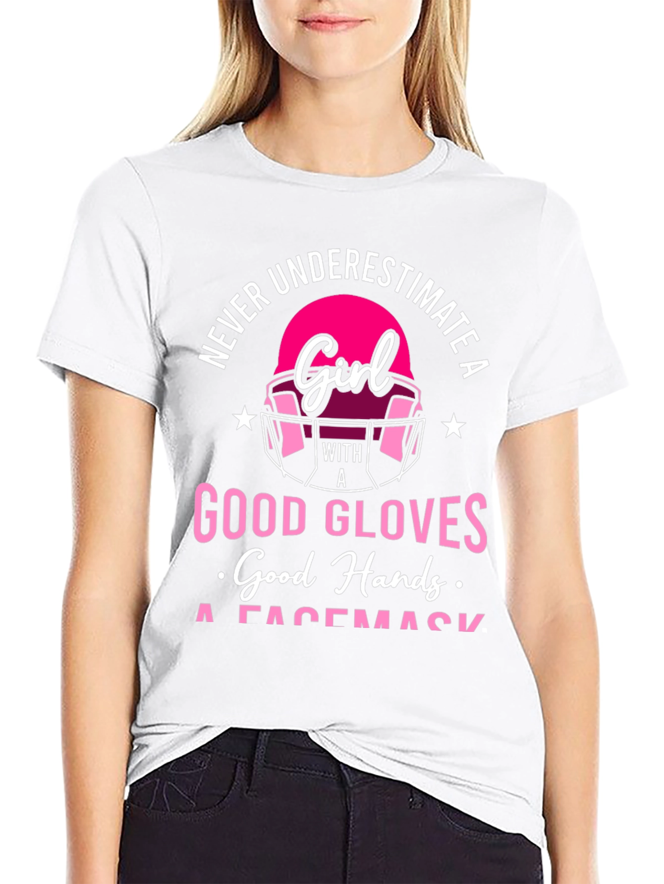 Girl Football Player T-Shirt