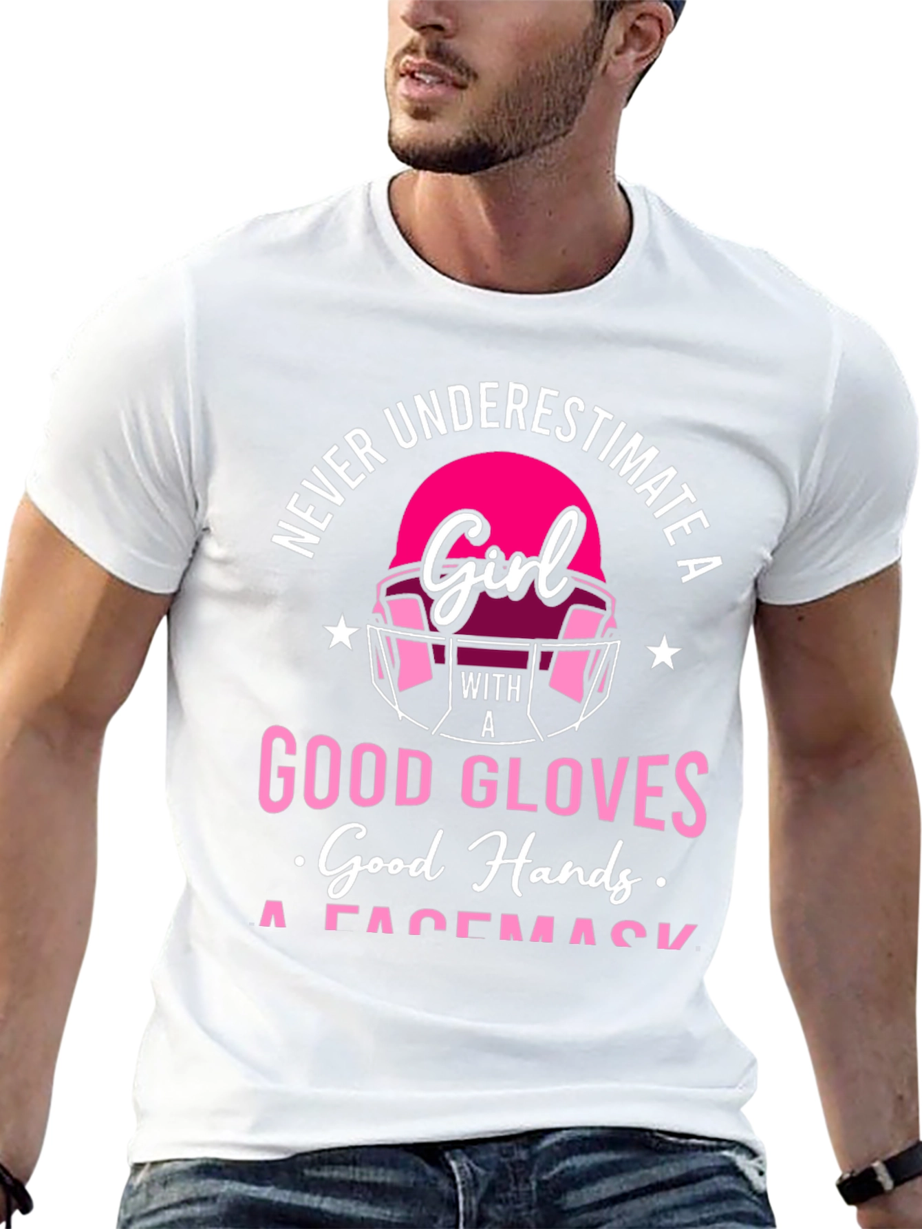 Girl Football Player T-Shirt