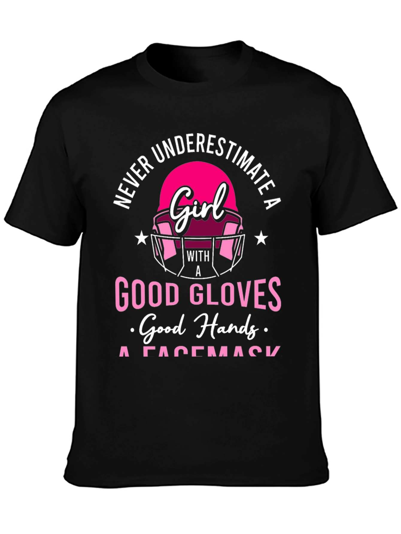 Girl Football Player T-Shirt
