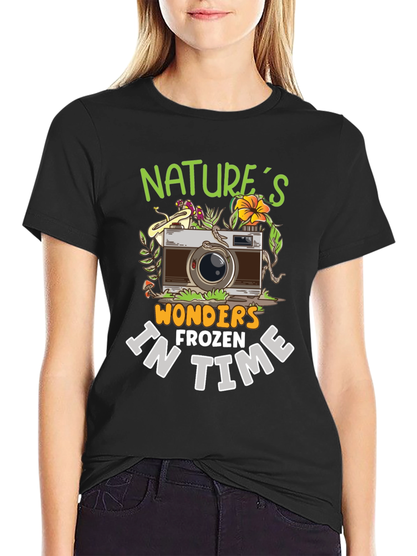 Natures Wonders Frozen in Time Graphic T-Shirt