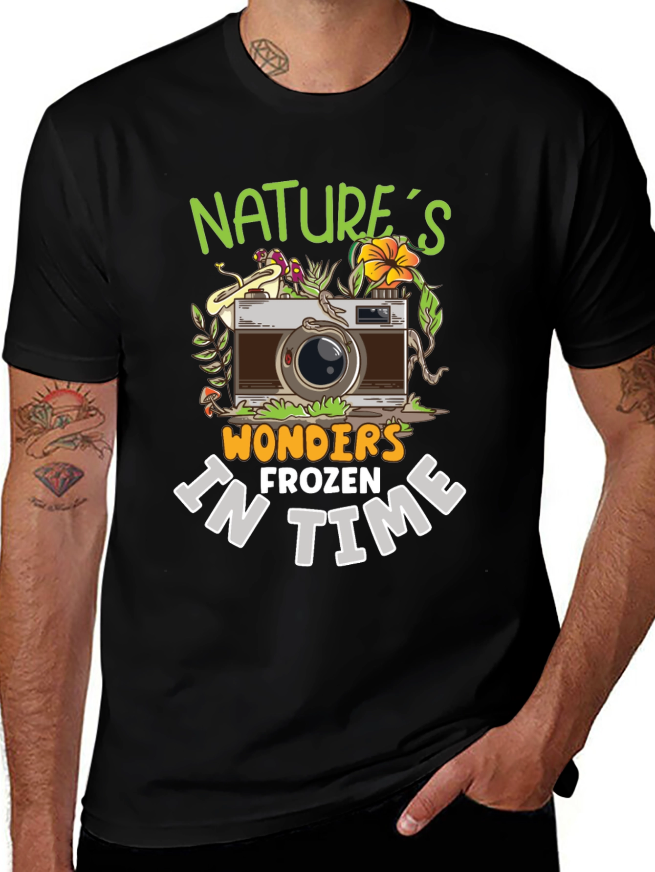 Natures Wonders Frozen in Time Graphic T-Shirt