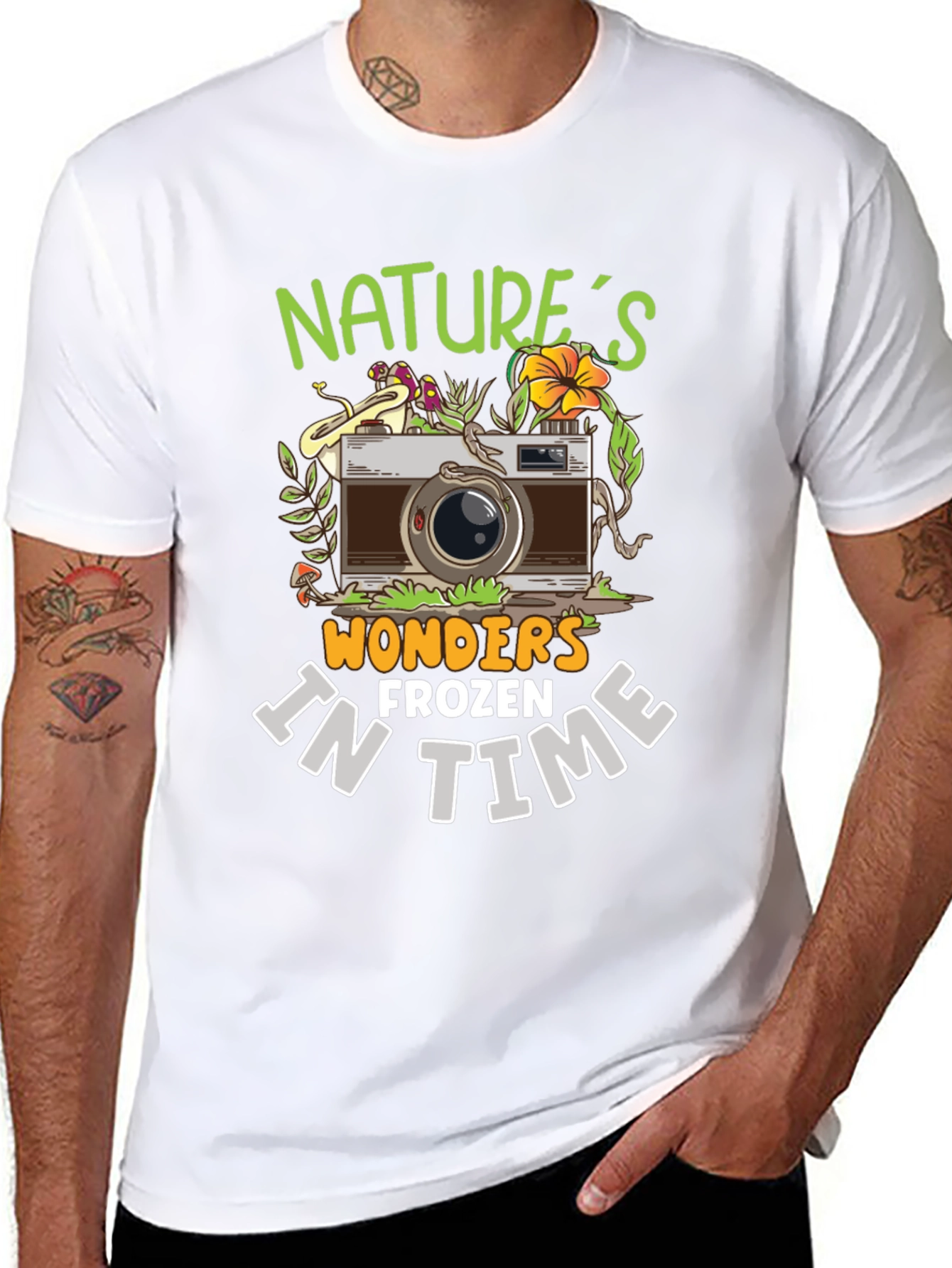 Natures Wonders Frozen in Time Graphic T-Shirt