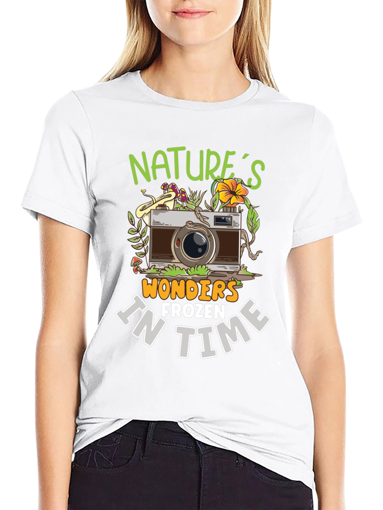 Natures Wonders Frozen in Time Graphic T-Shirt