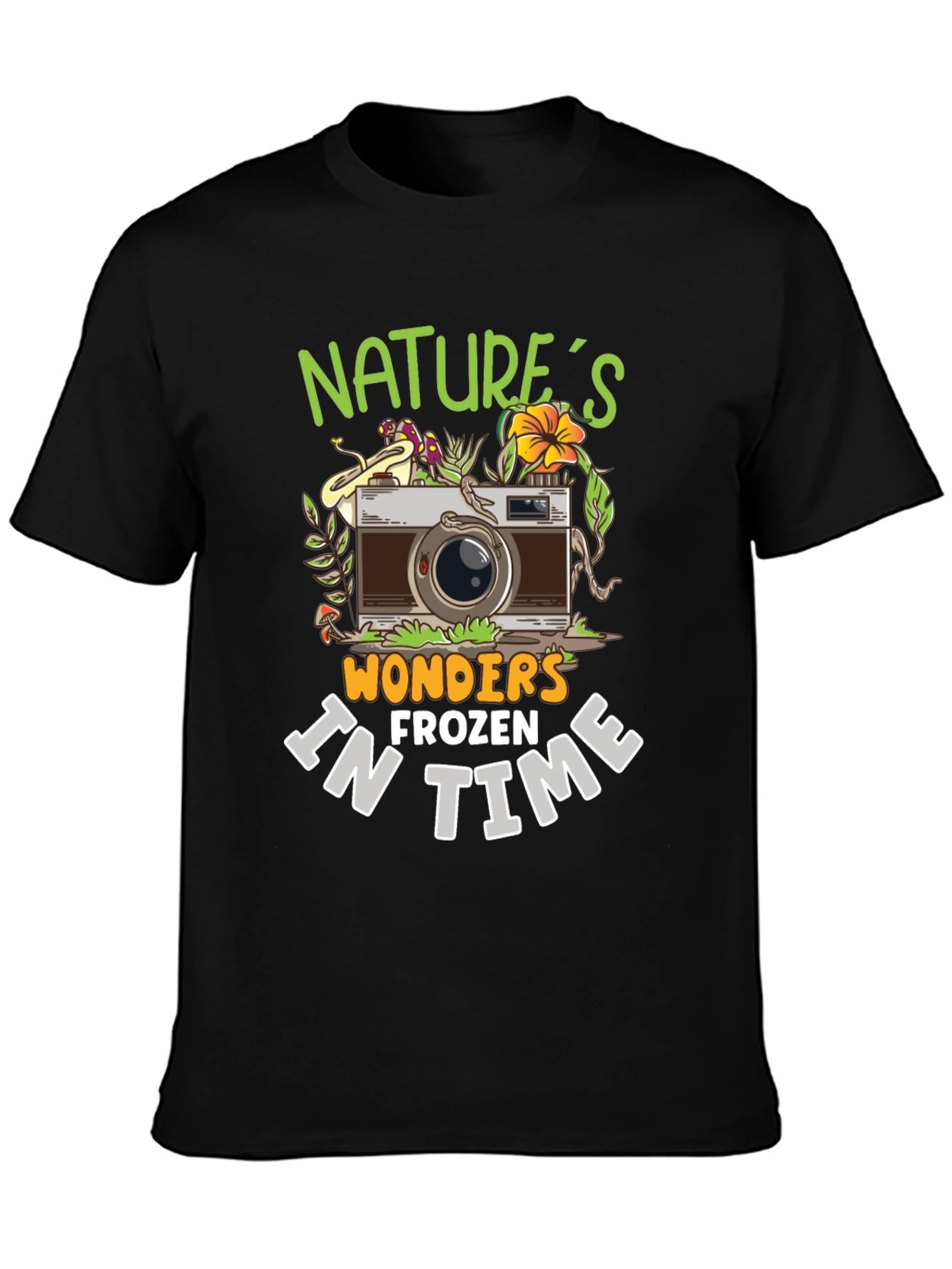 Natures Wonders Frozen in Time Graphic T-Shirt