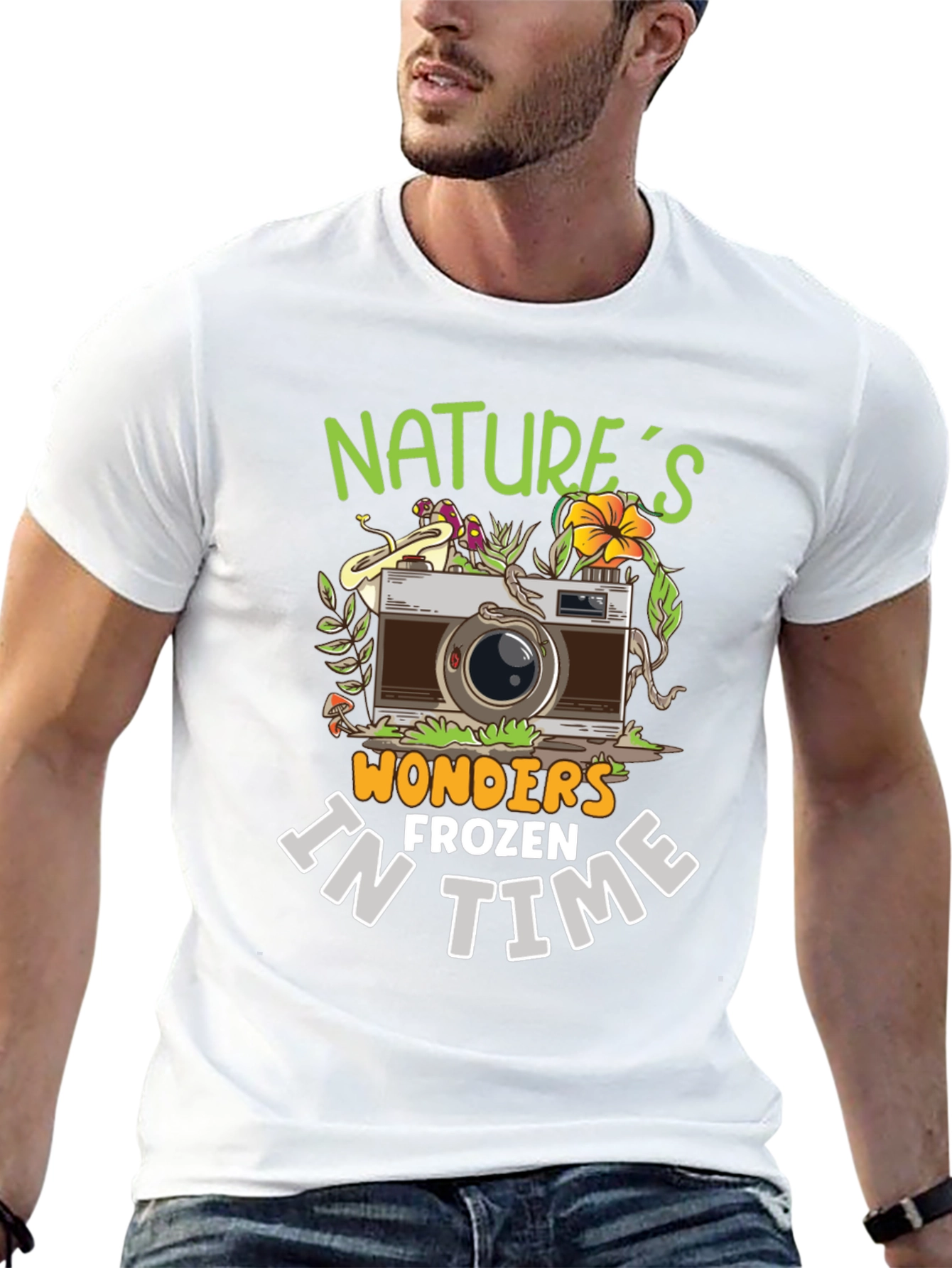 Natures Wonders Frozen in Time Graphic T-Shirt