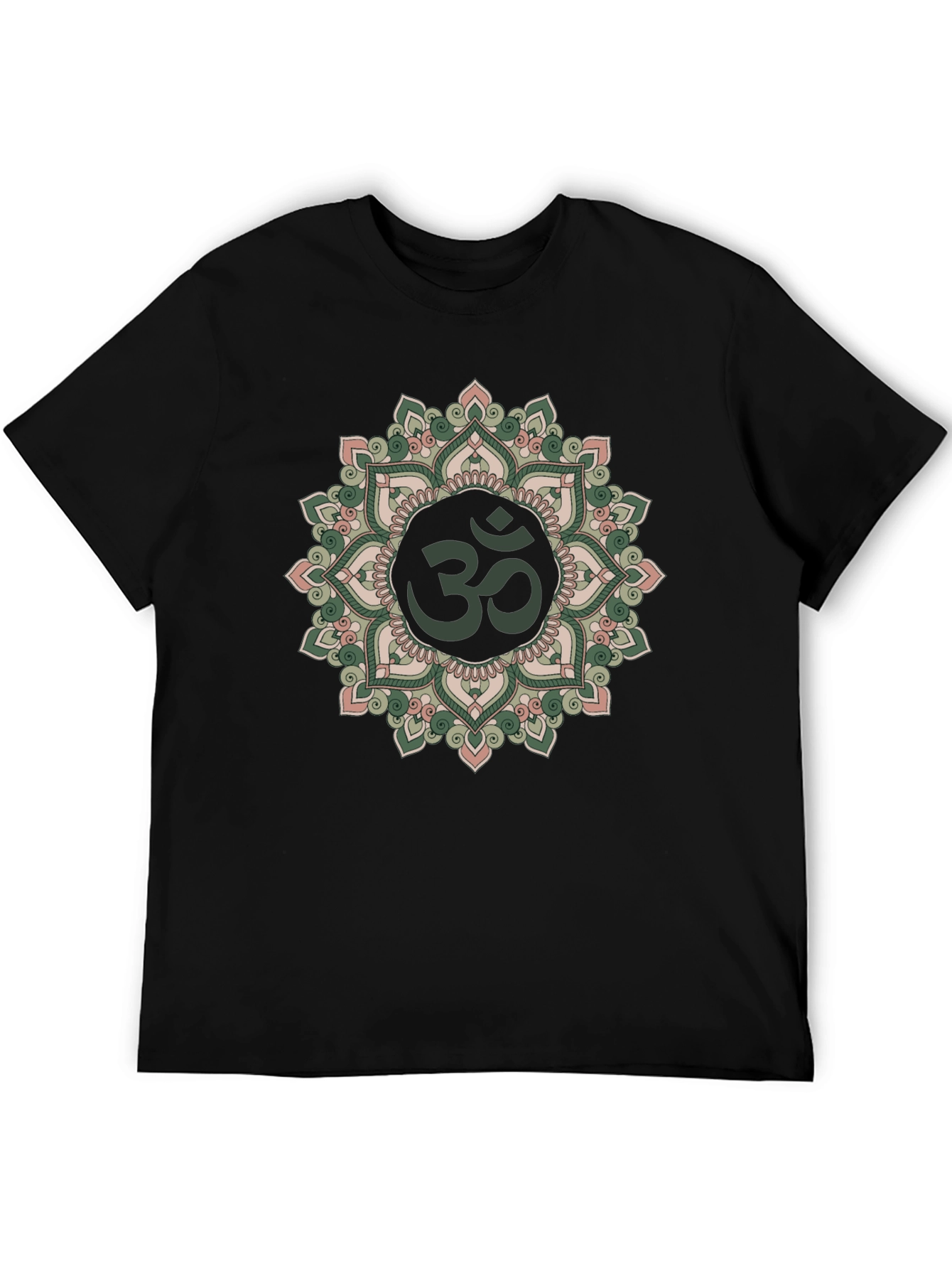 Om Mandala Graphic Tee - Soft Cotton Blend
