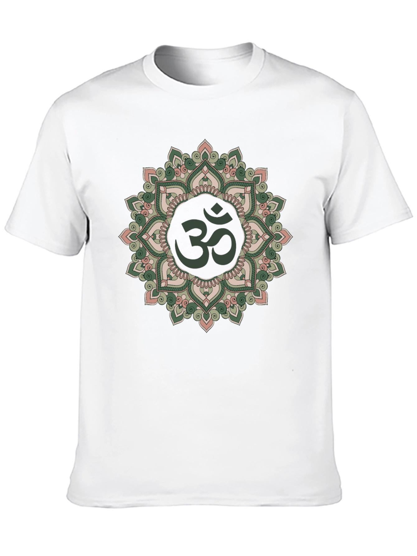 Om Mandala Graphic Tee - Soft Cotton Blend