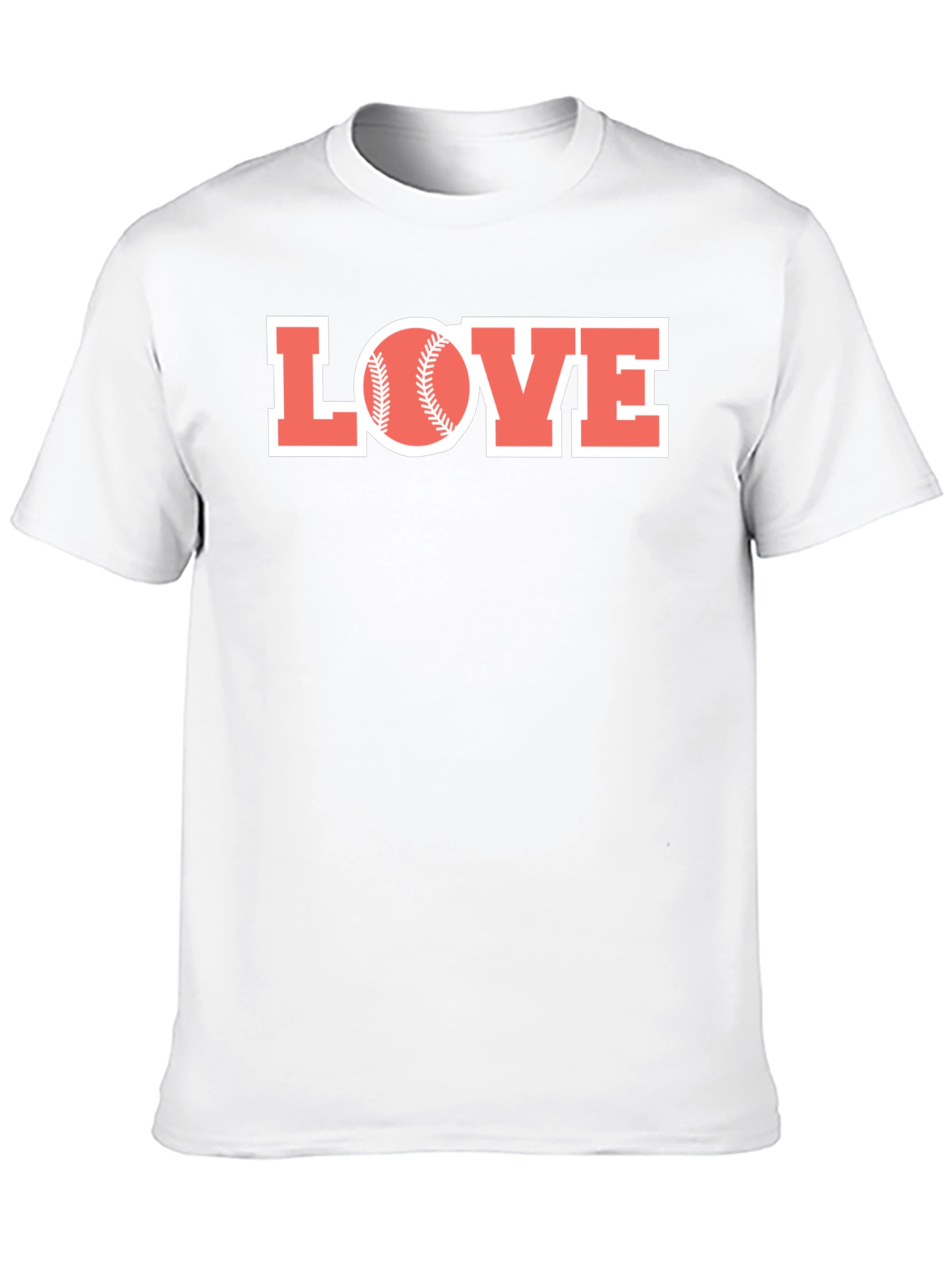 Baseball Love Graphic T-Shirt - Black