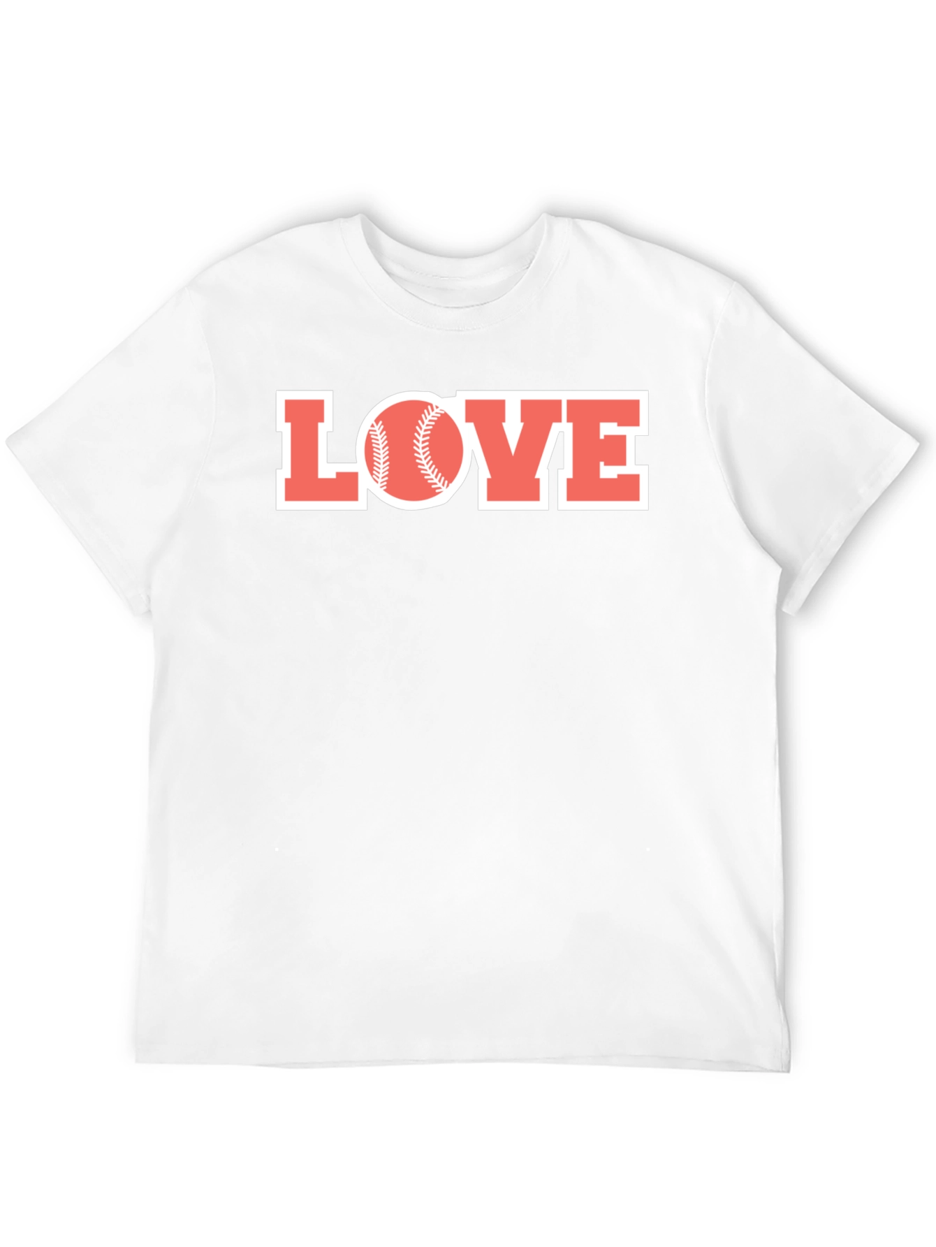 Baseball Love Graphic T-Shirt - Black