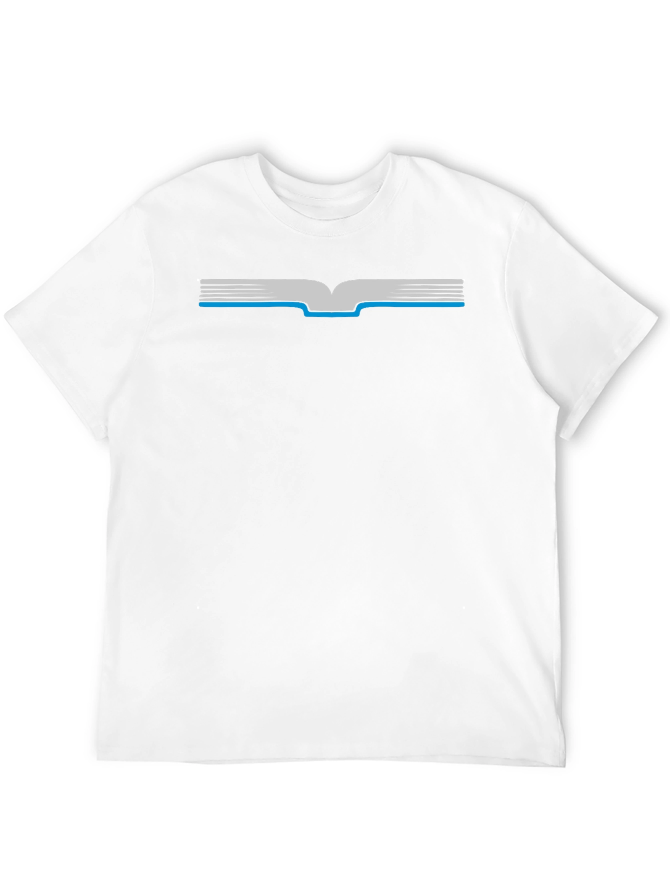 Open Book Graphic Tee - Black Cotton T-Shirt