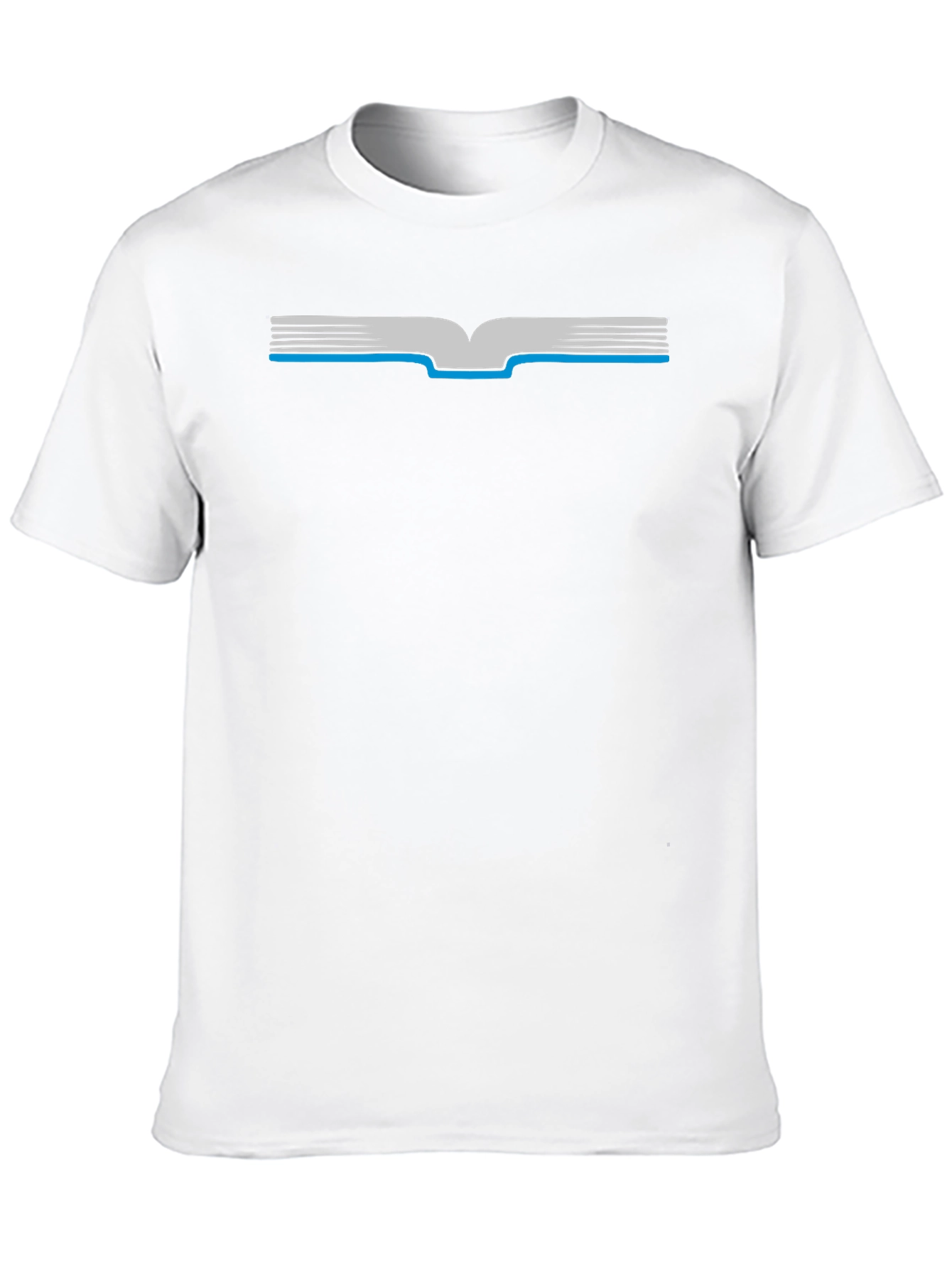 Open Book Graphic Tee - Black Cotton T-Shirt