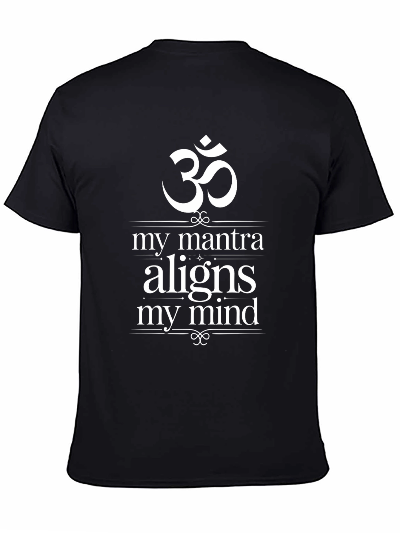 Om My Mantra Aligns My Mind Graphic Tee