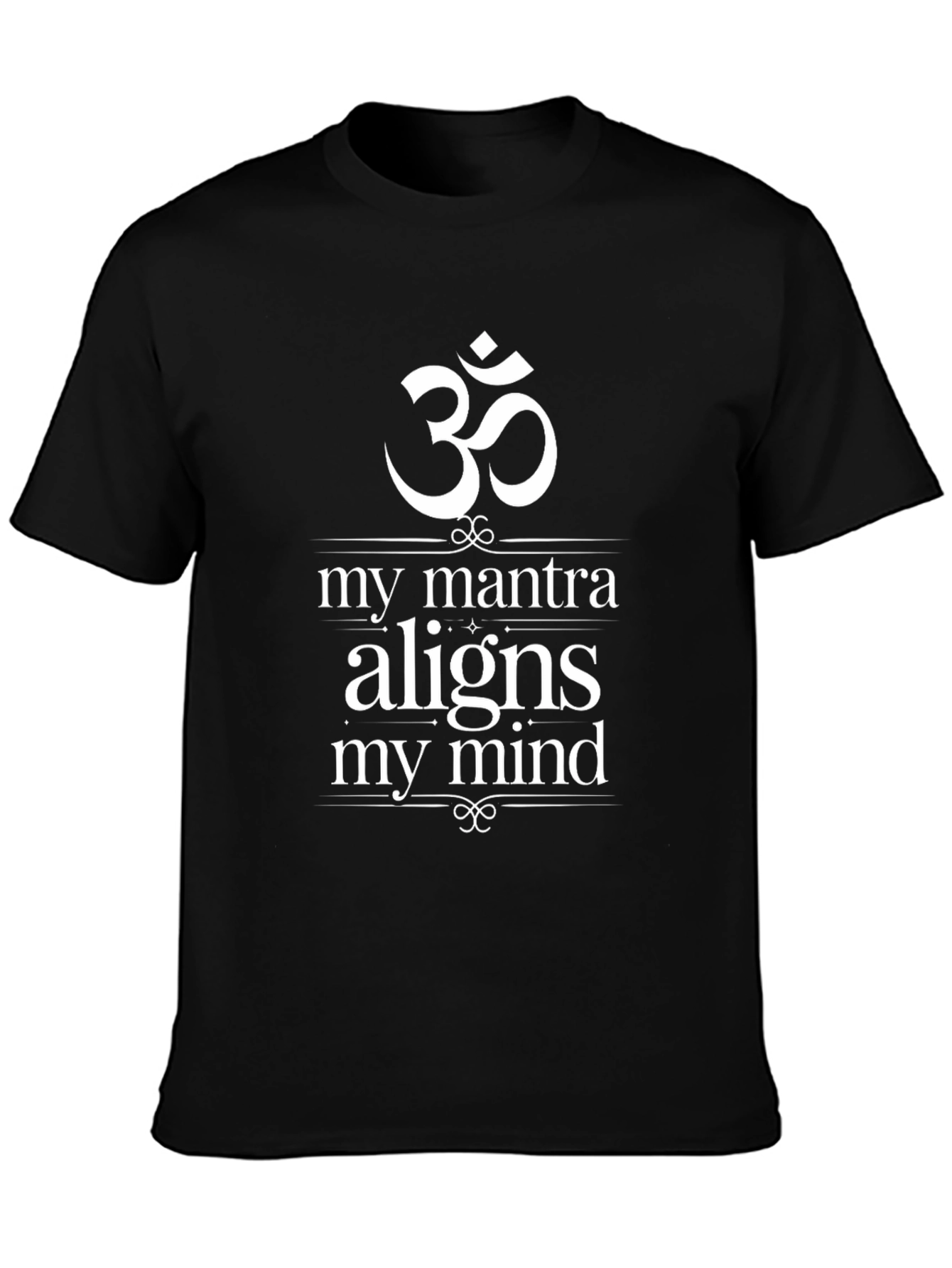 Om My Mantra Aligns My Mind Graphic Tee