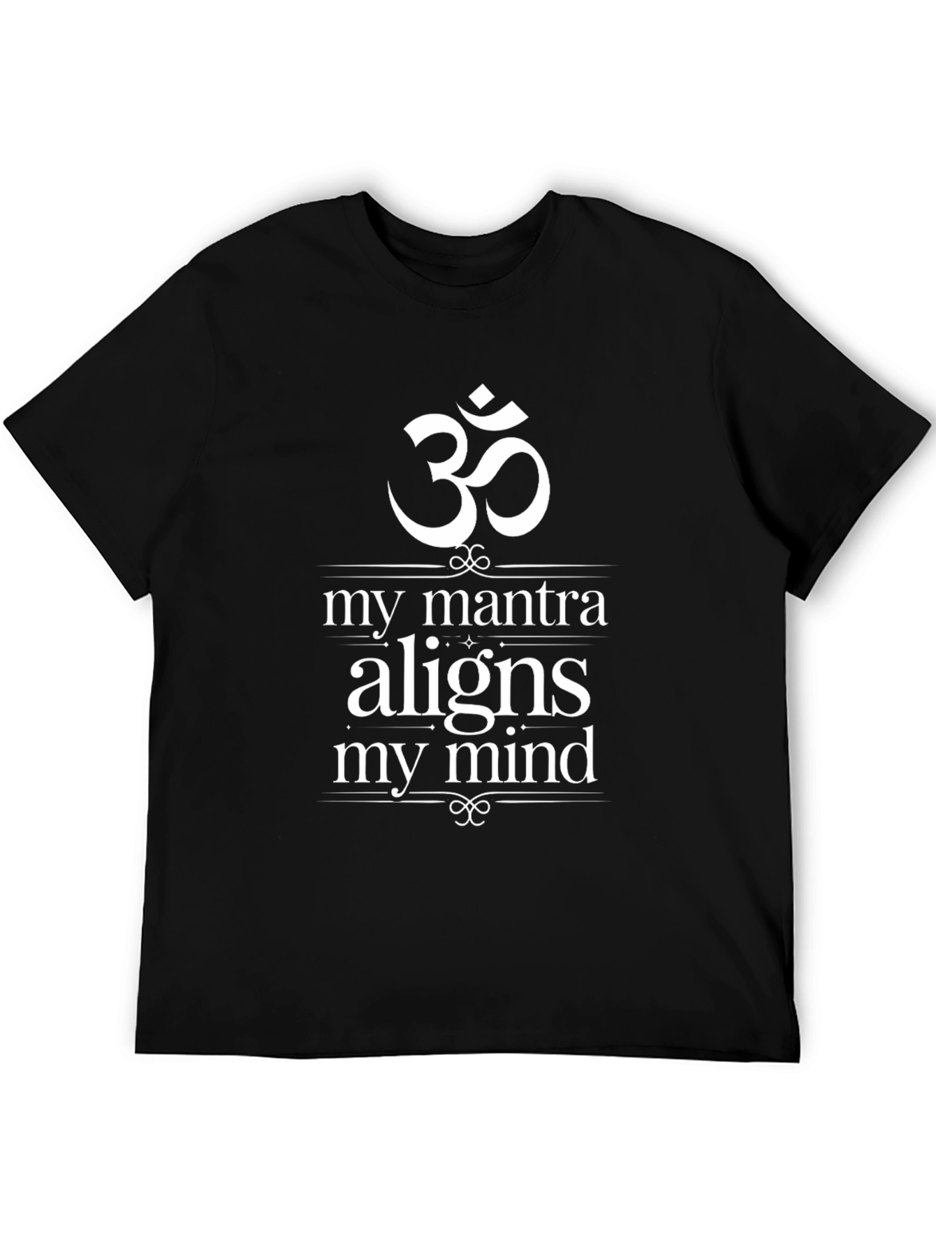 Om My Mantra Aligns My Mind Graphic Tee