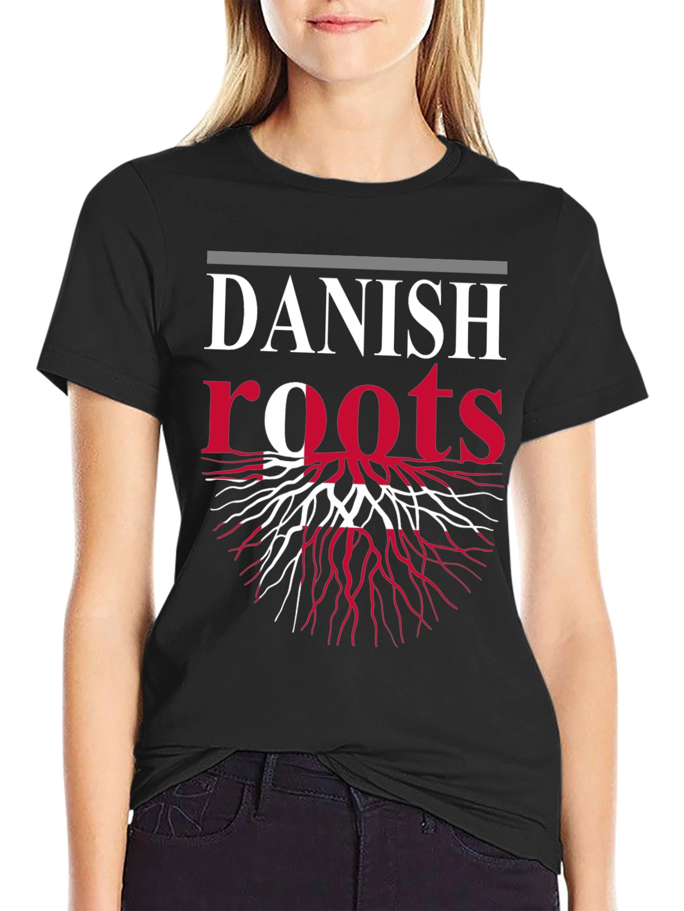 Danish Roots Graphic Tee - Black