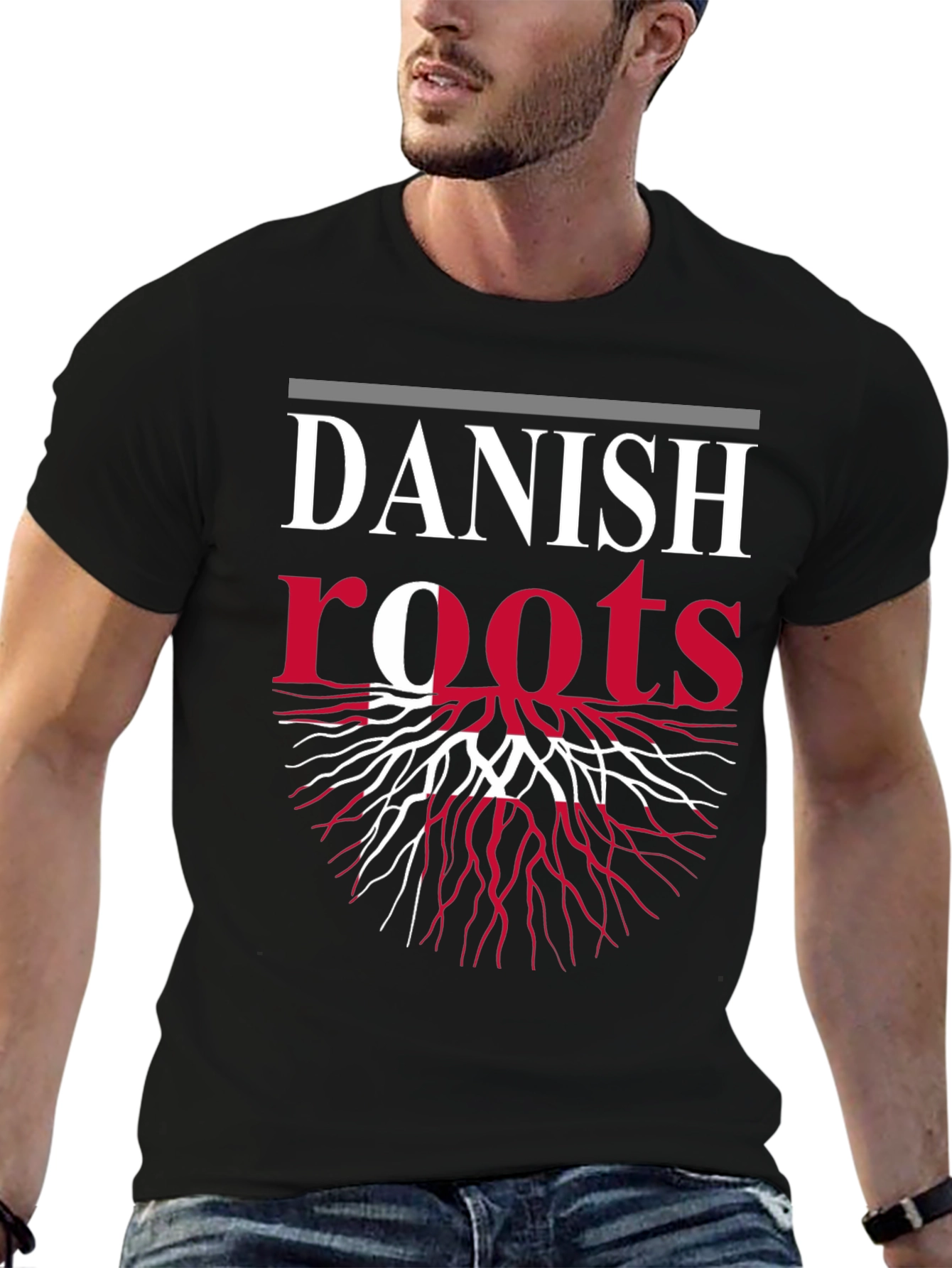 Danish Roots Graphic Tee - Black