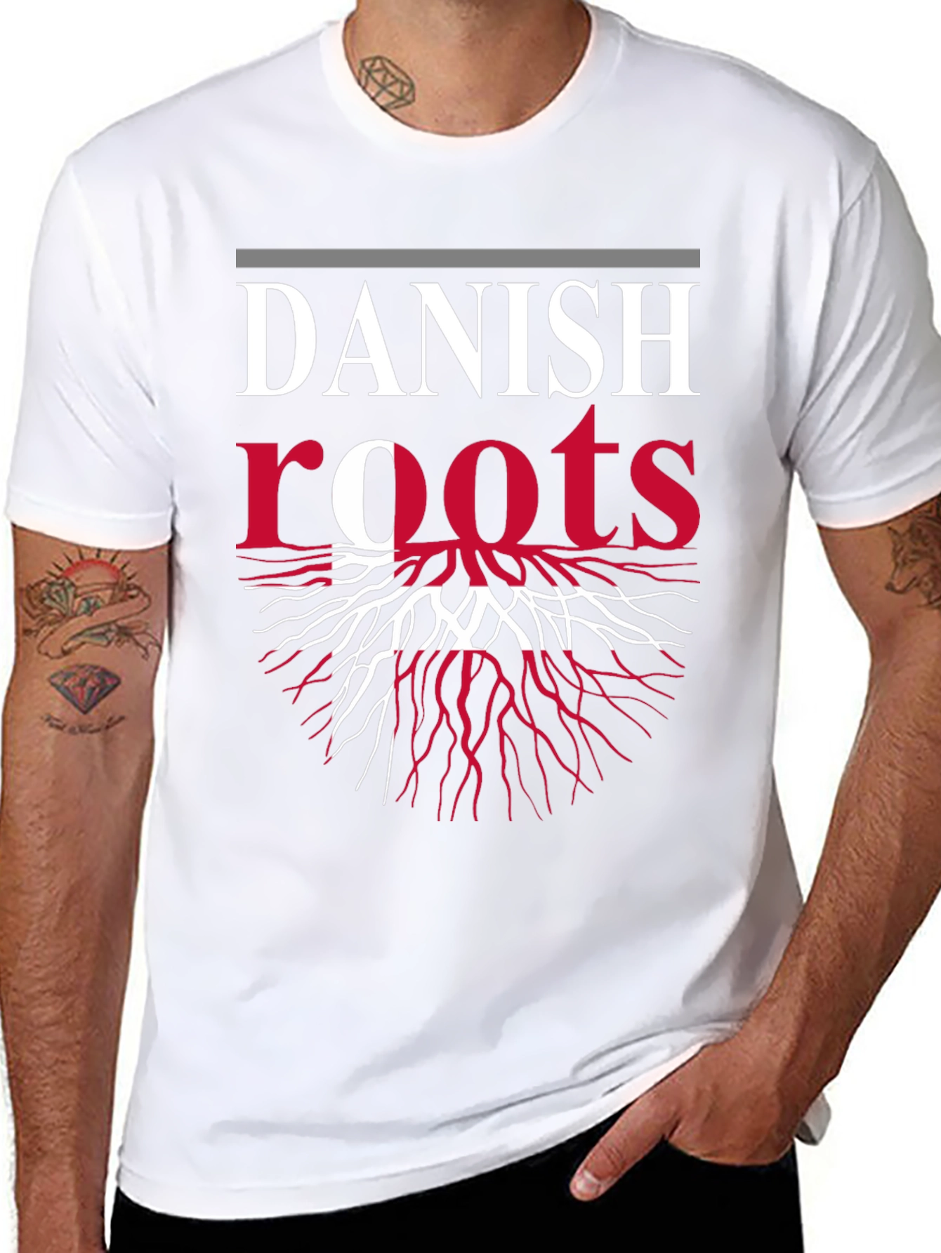 Danish Roots Graphic Tee - Black
