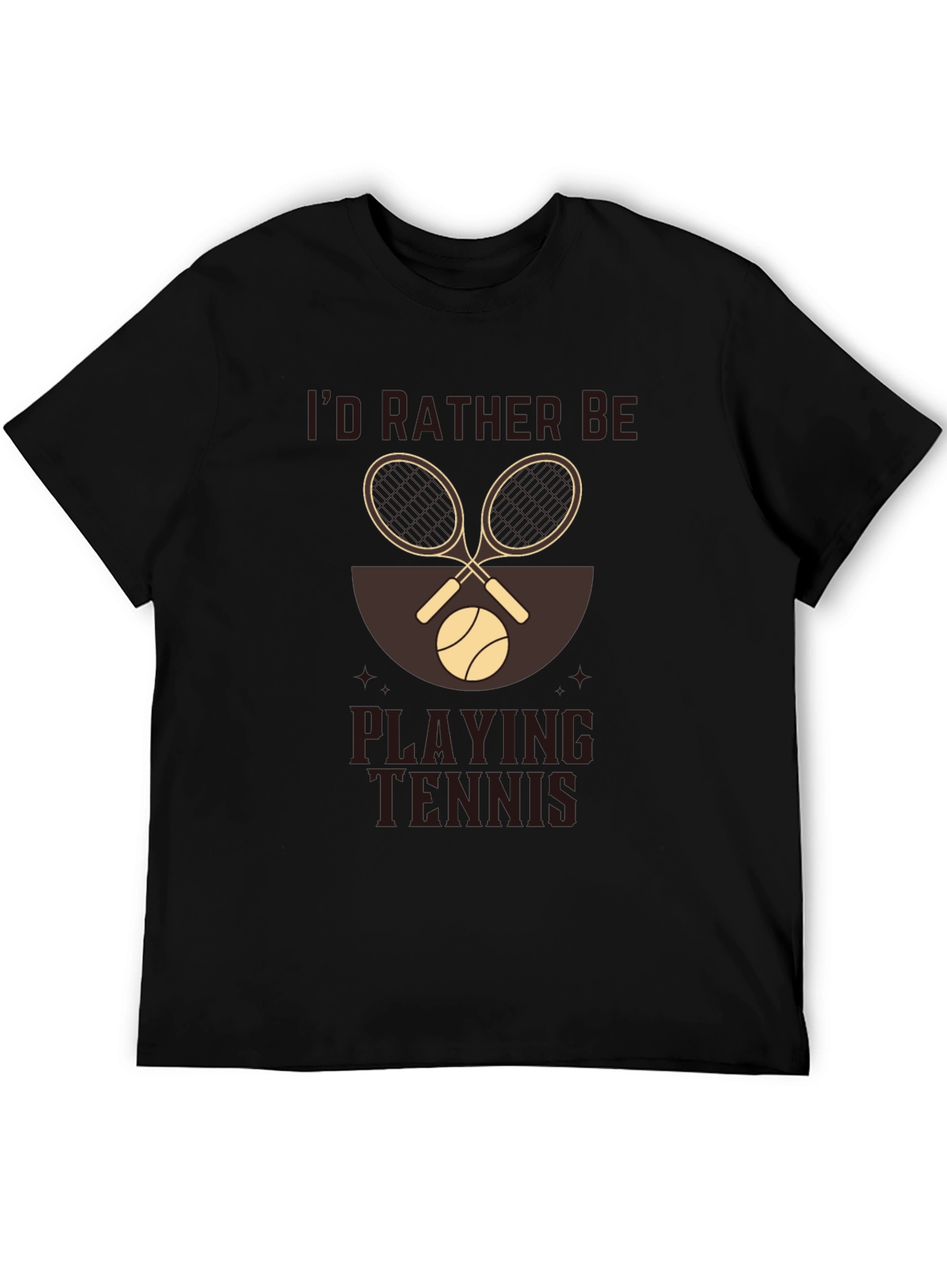 Id Rather Be Playing Tennis T-Shirt