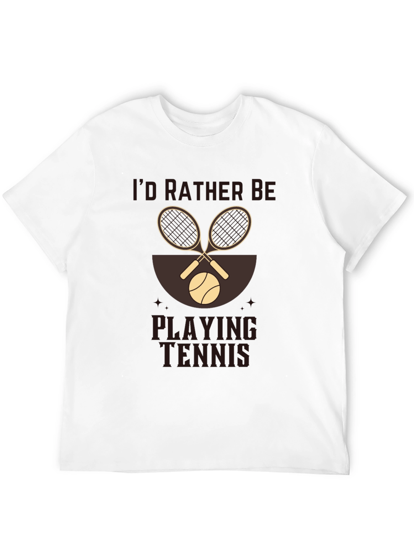 Id Rather Be Playing Tennis T-Shirt