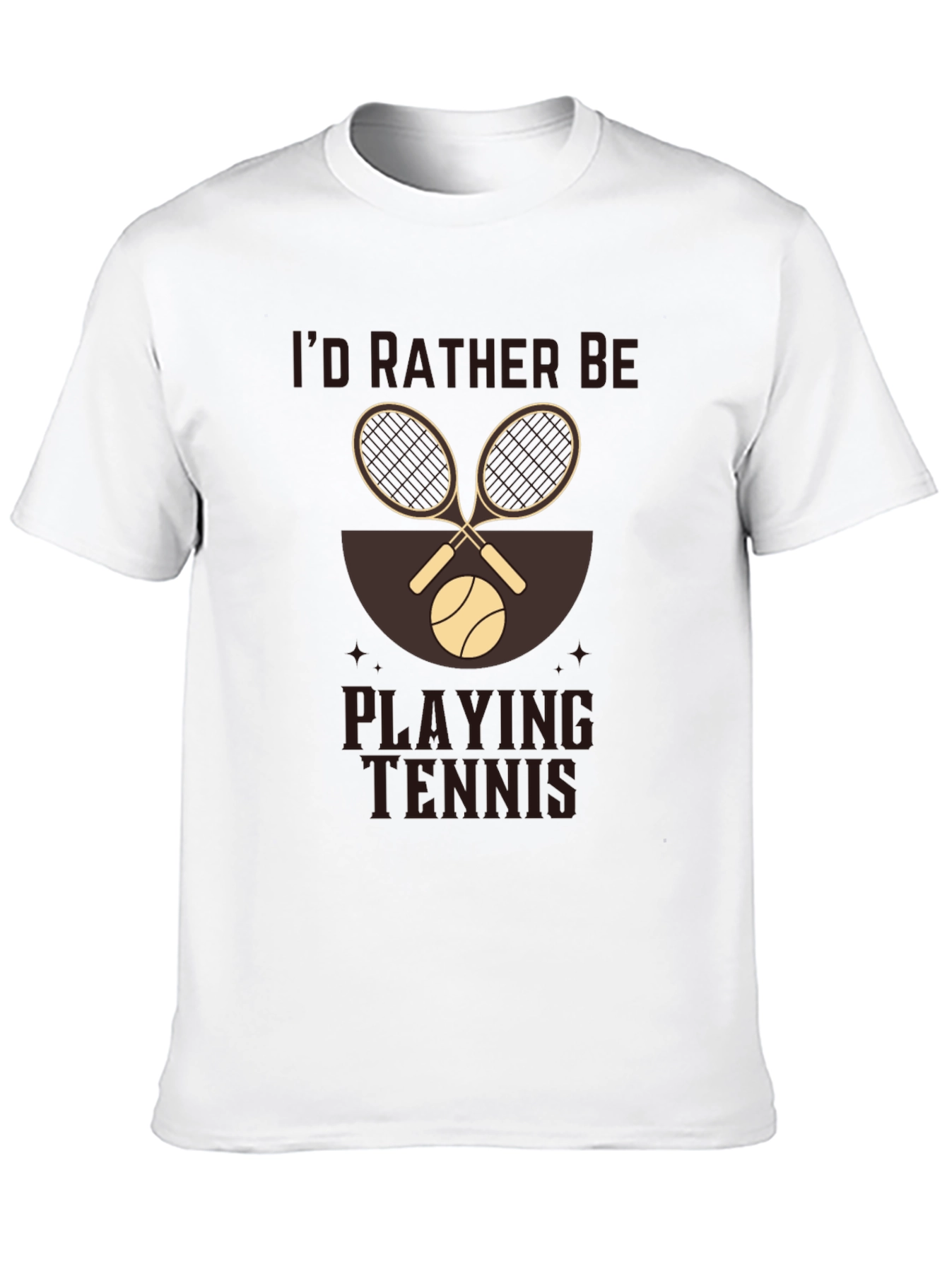 Id Rather Be Playing Tennis T-Shirt