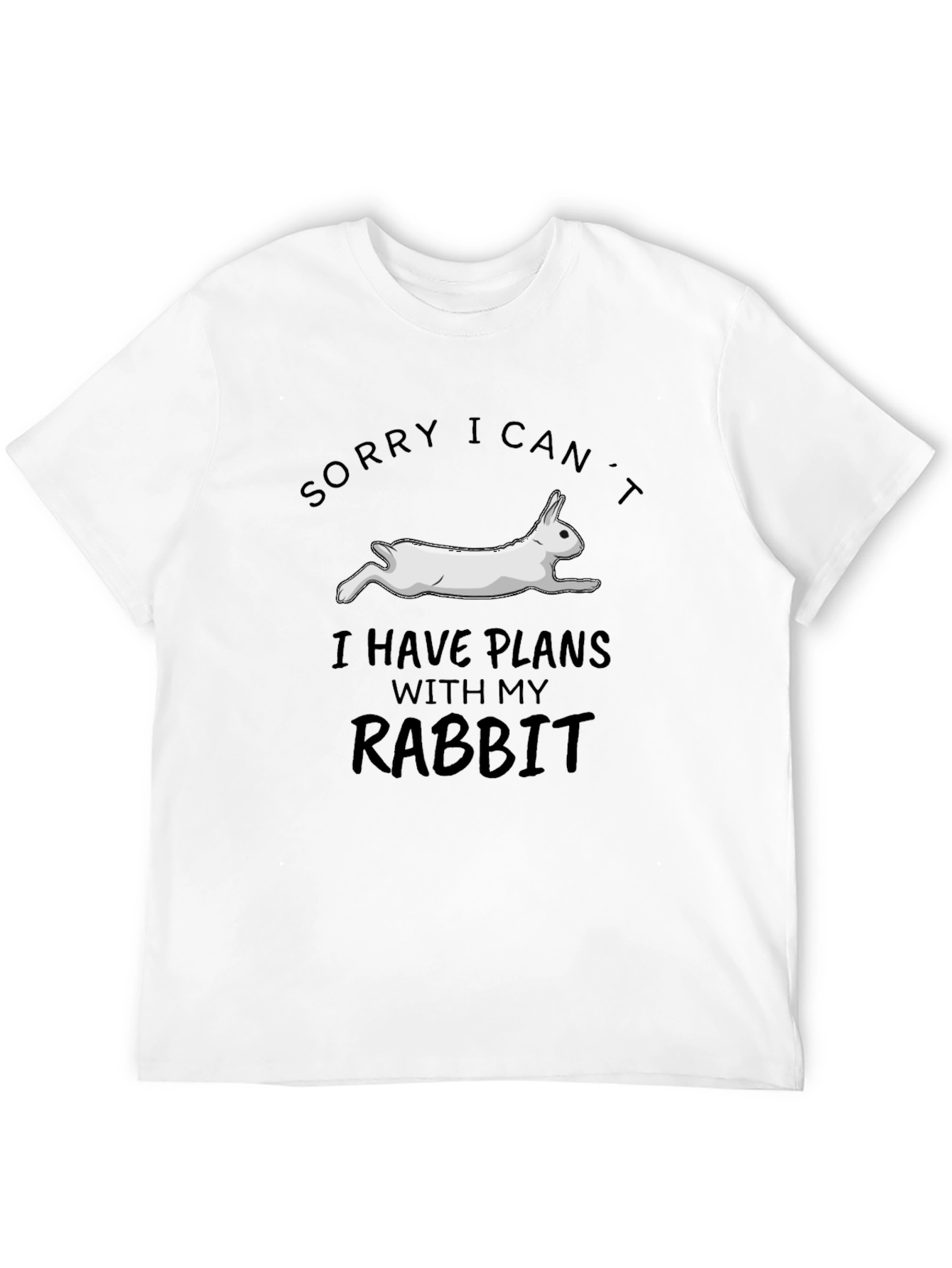 Rabbit Plans Graphic T-Shirt