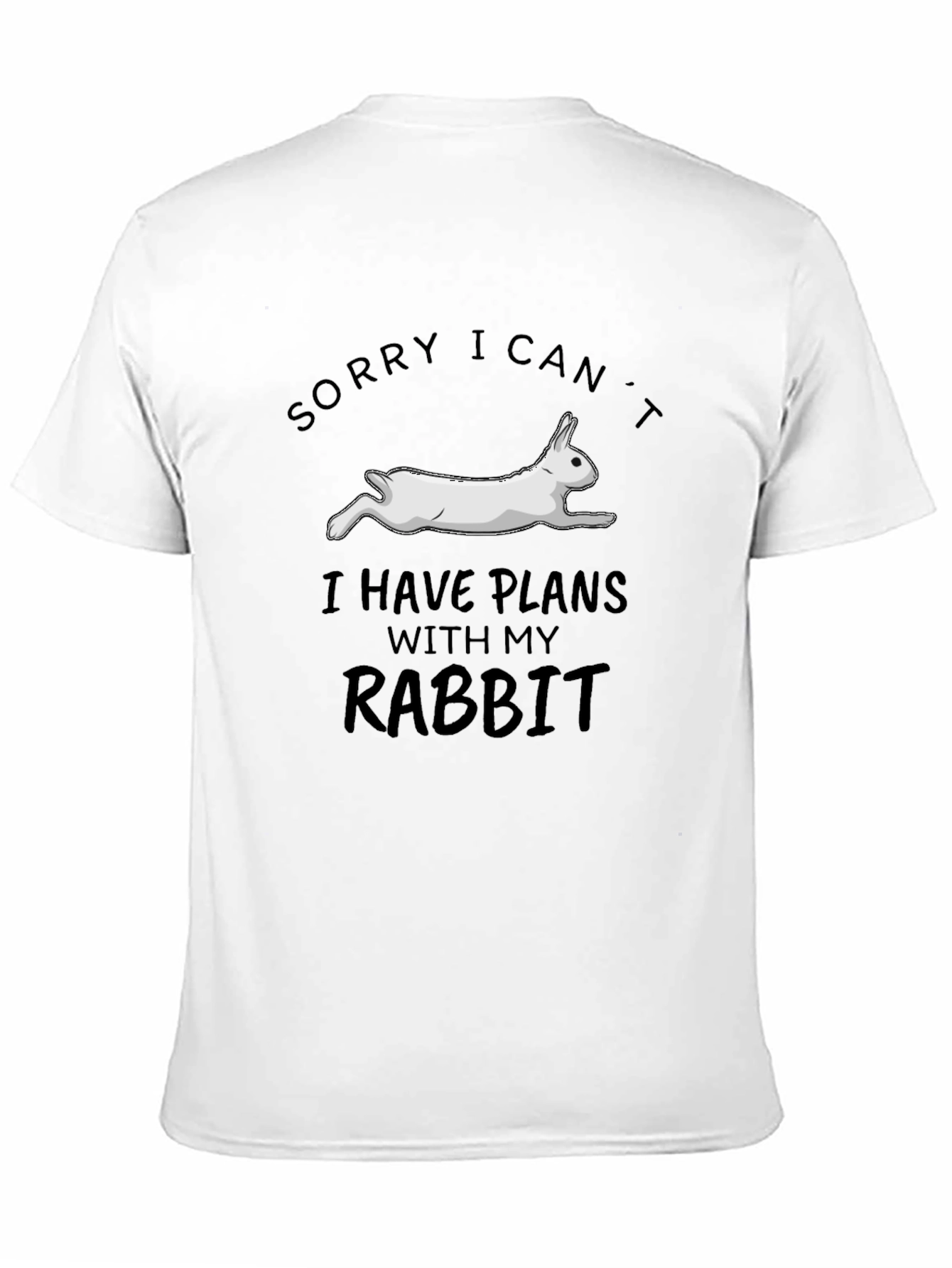 Rabbit Plans Graphic T-Shirt