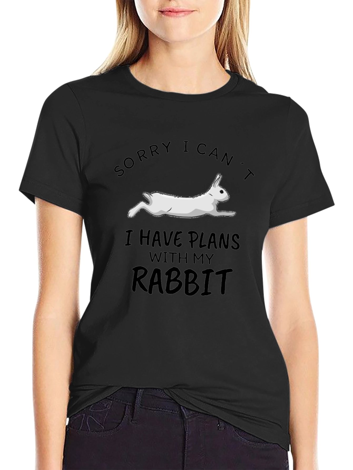Rabbit Plans Graphic T-Shirt