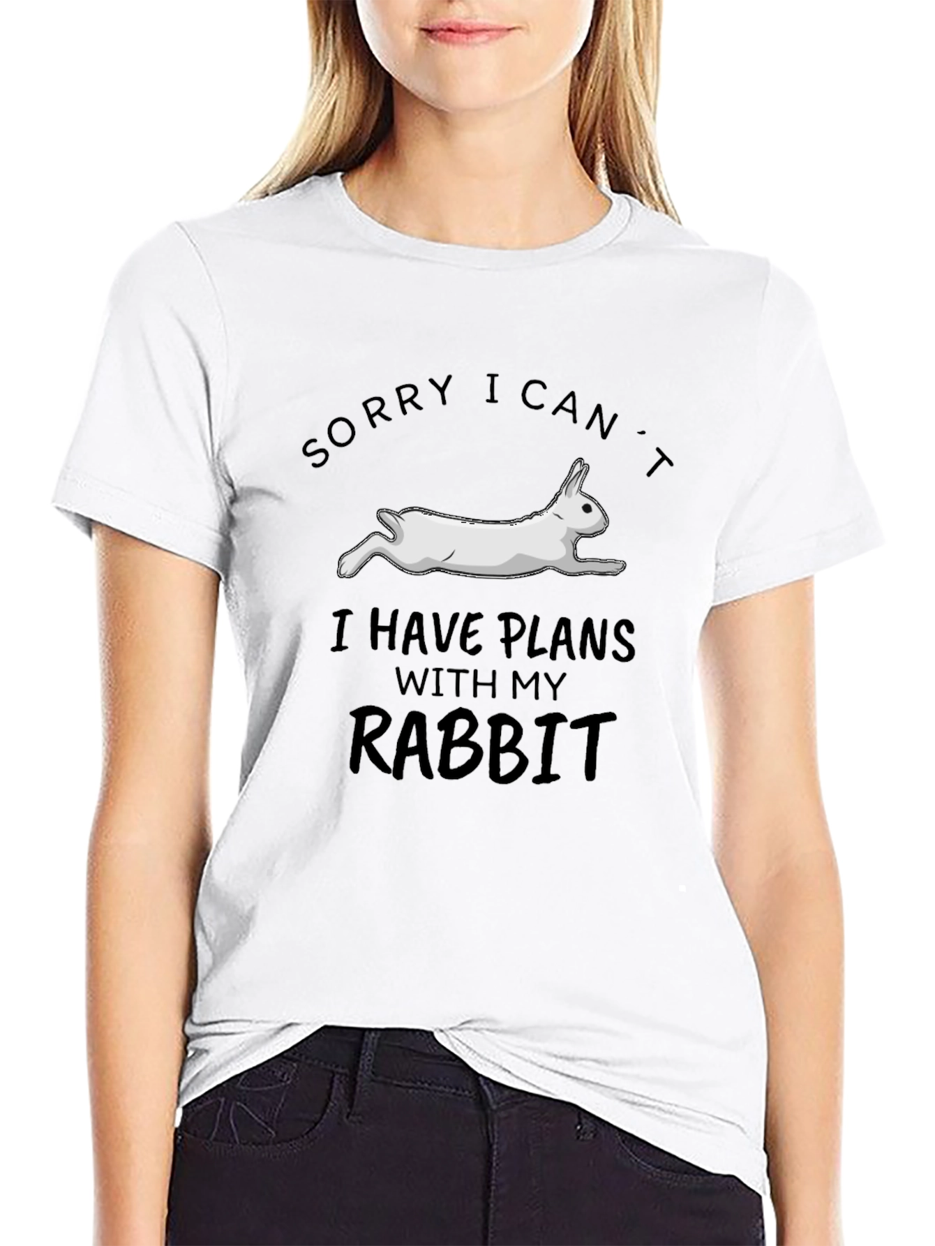 Rabbit Plans Graphic T-Shirt