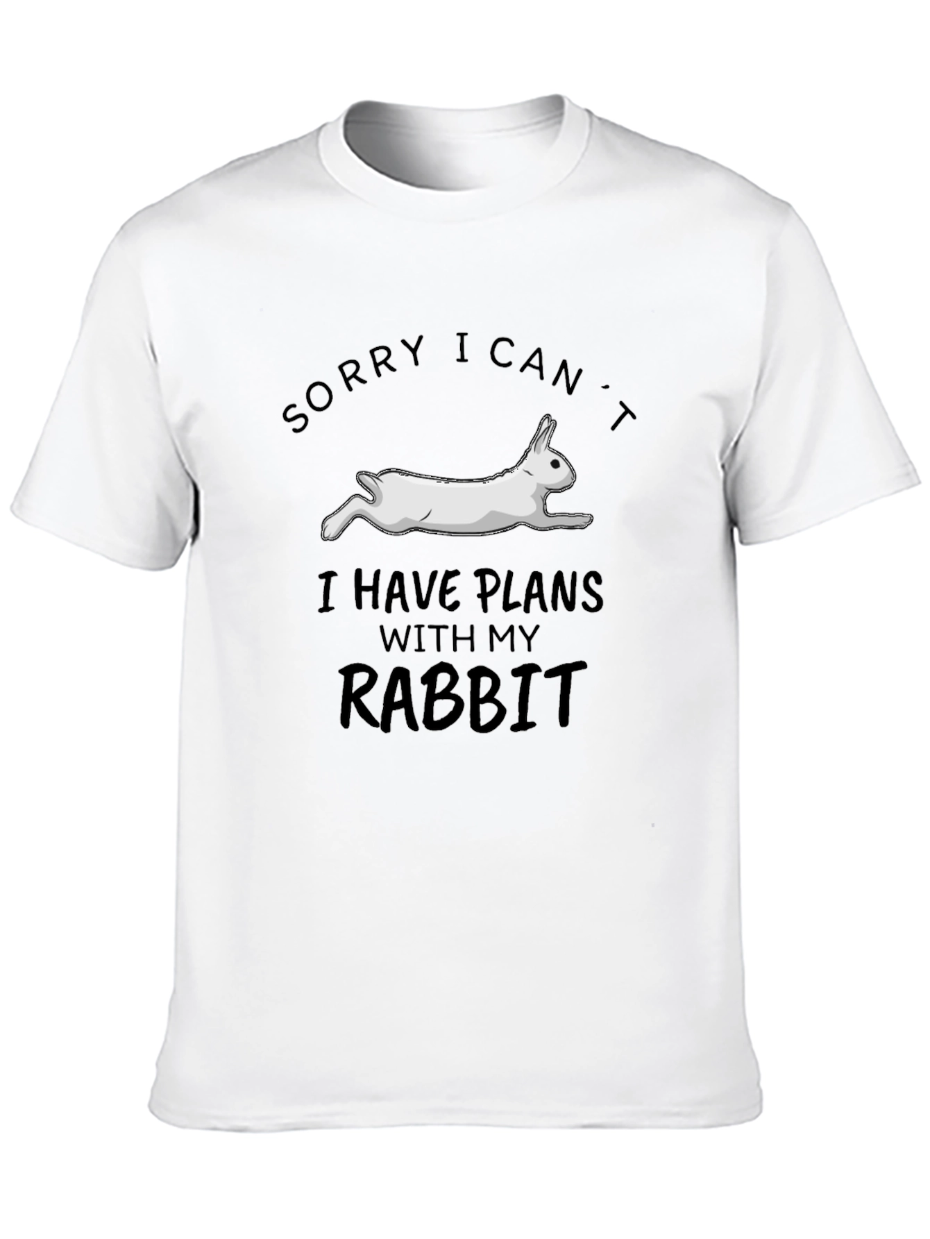 Rabbit Plans Graphic T-Shirt