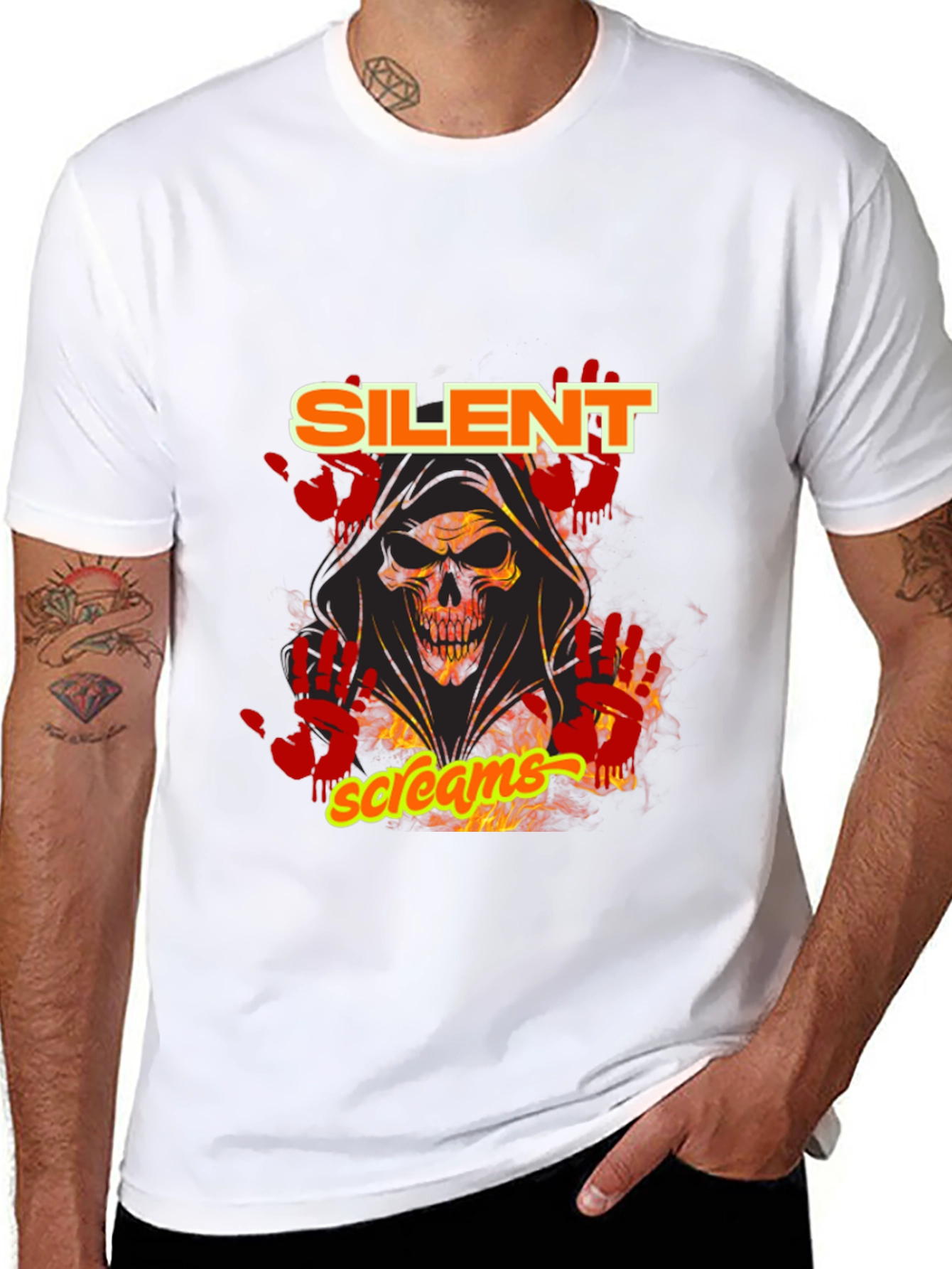 Silent Screams Graphic T-Shirt