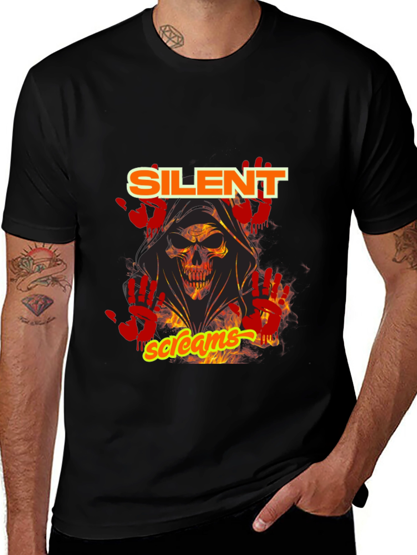 Silent Screams Graphic T-Shirt