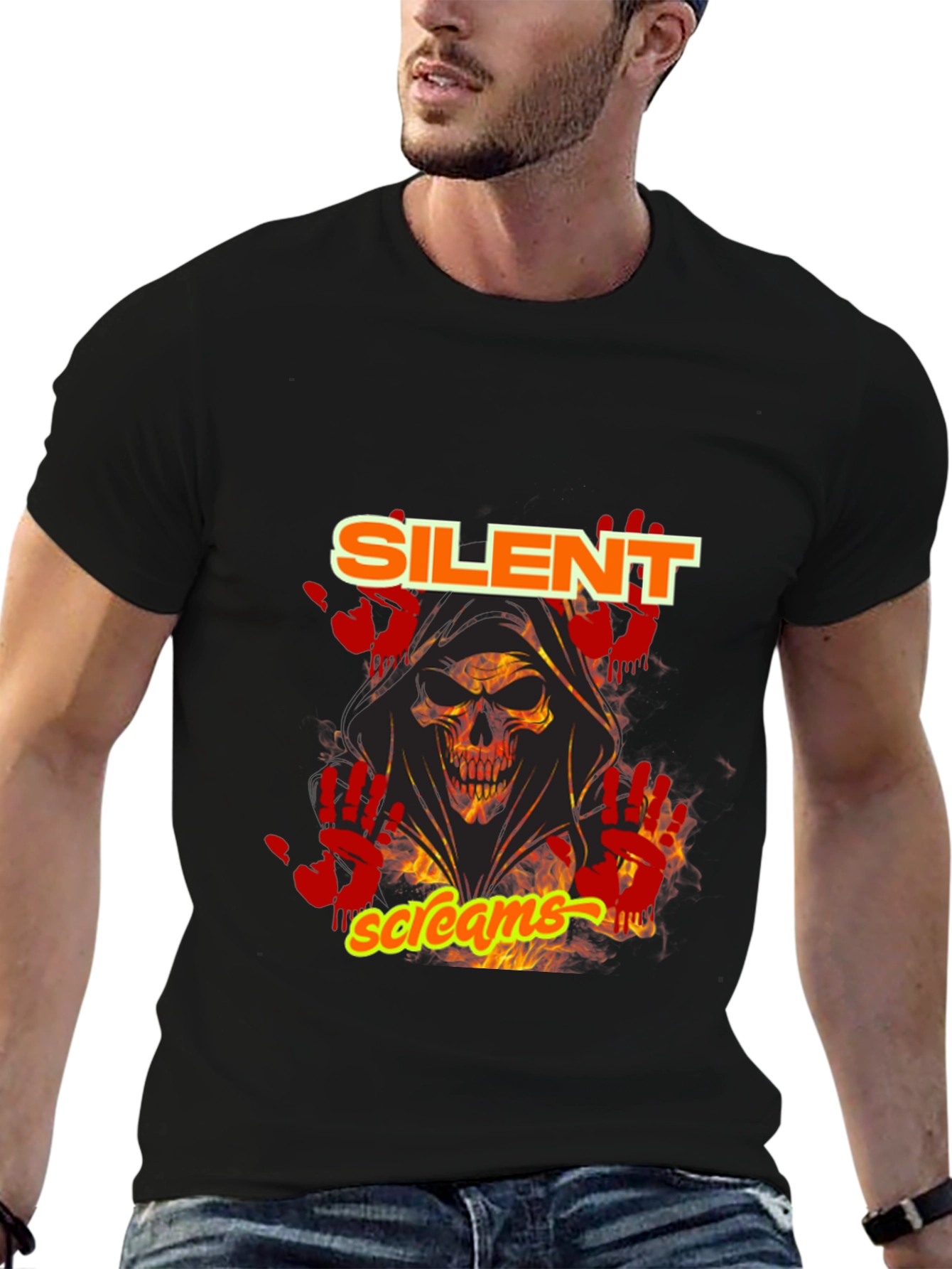 Silent Screams Graphic T-Shirt