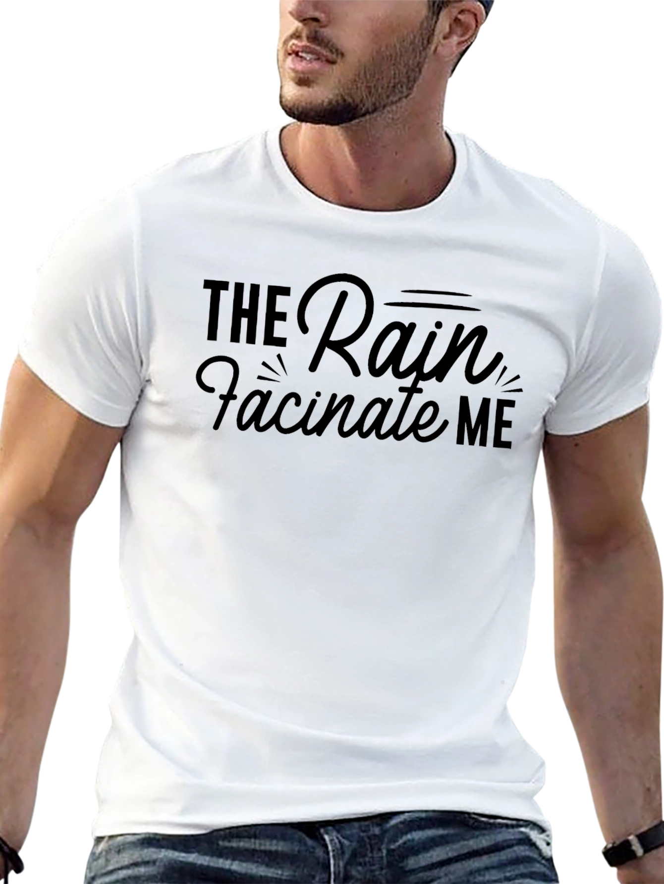 The Rain Fascinate Me Black T-Shirt