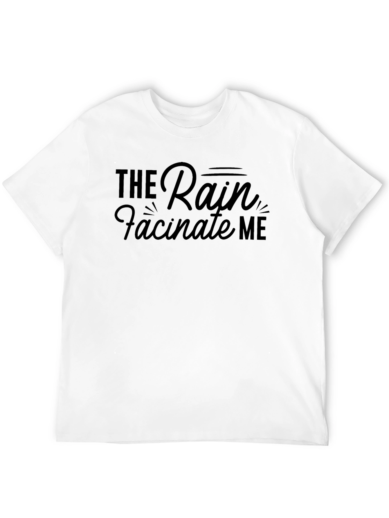 The Rain Fascinate Me Black T-Shirt