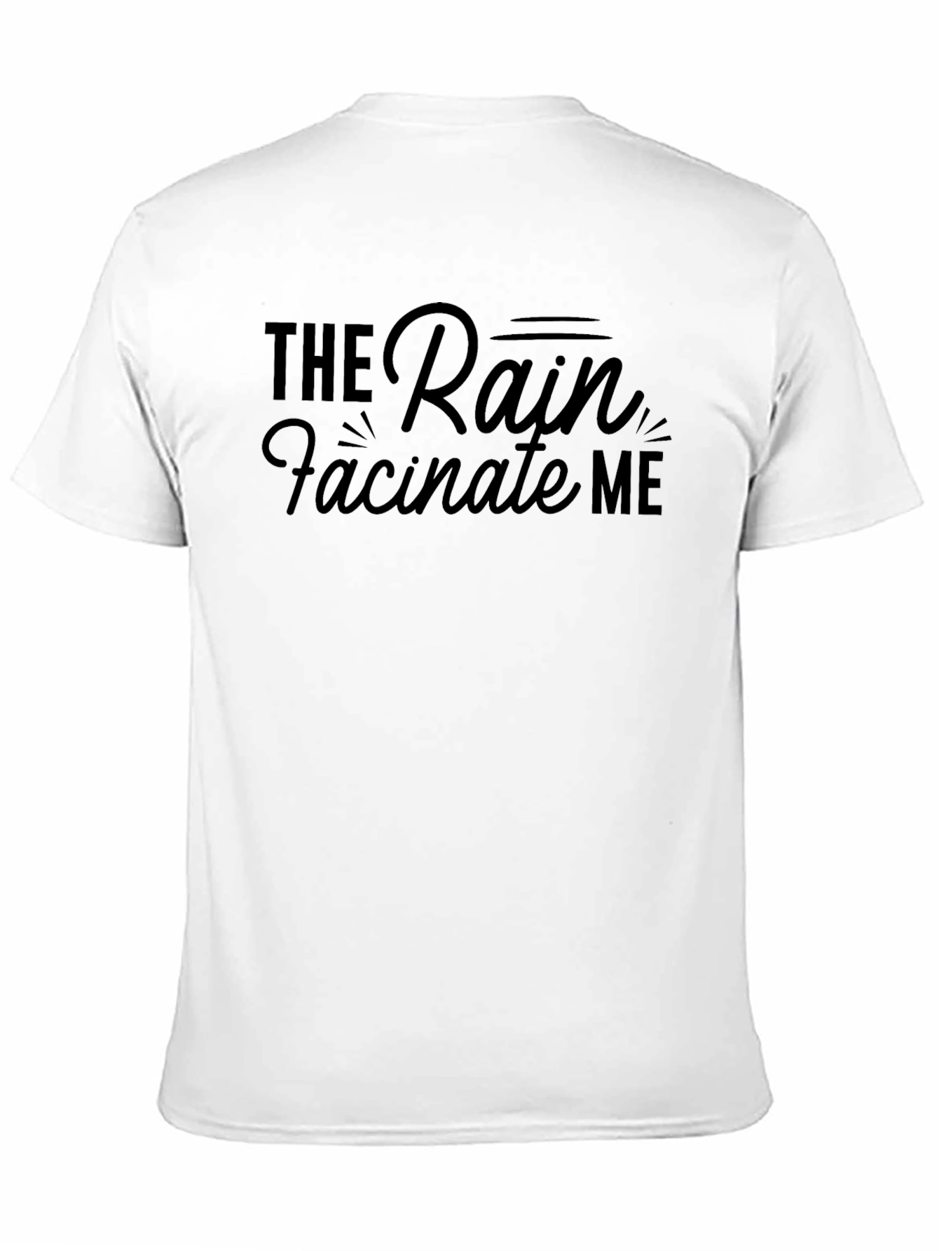The Rain Fascinate Me Black T-Shirt