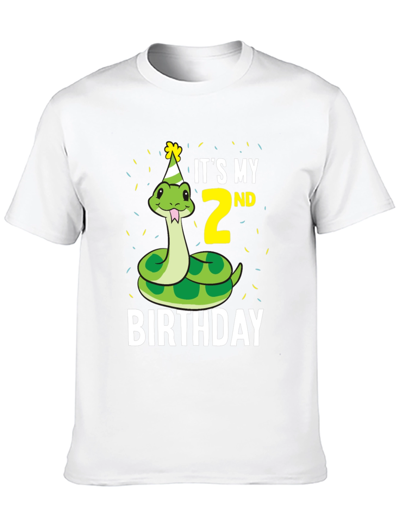 Its My 2nd Birthday Snake T-Shirt