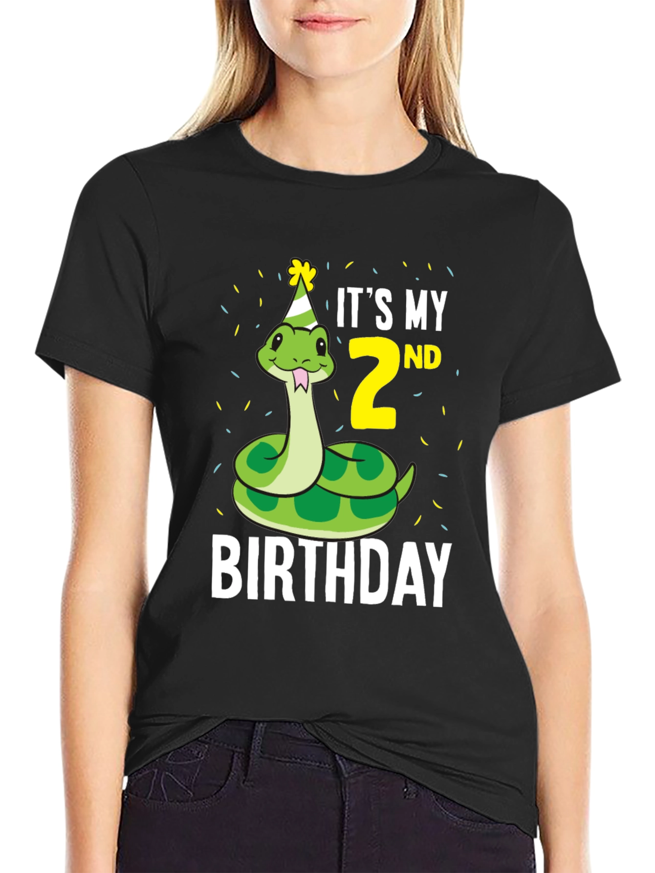 Its My 2nd Birthday Snake T-Shirt