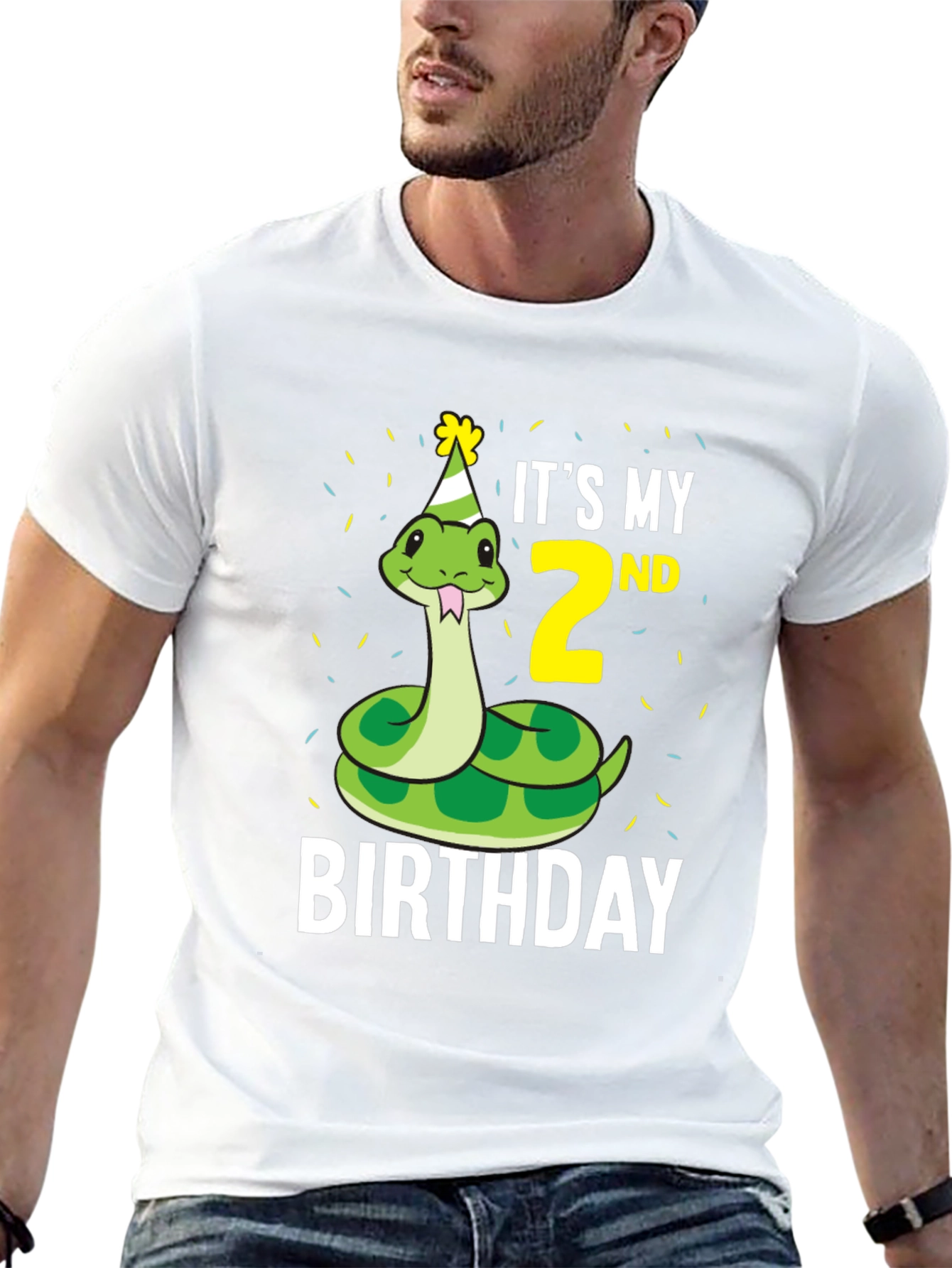 Its My 2nd Birthday Snake T-Shirt