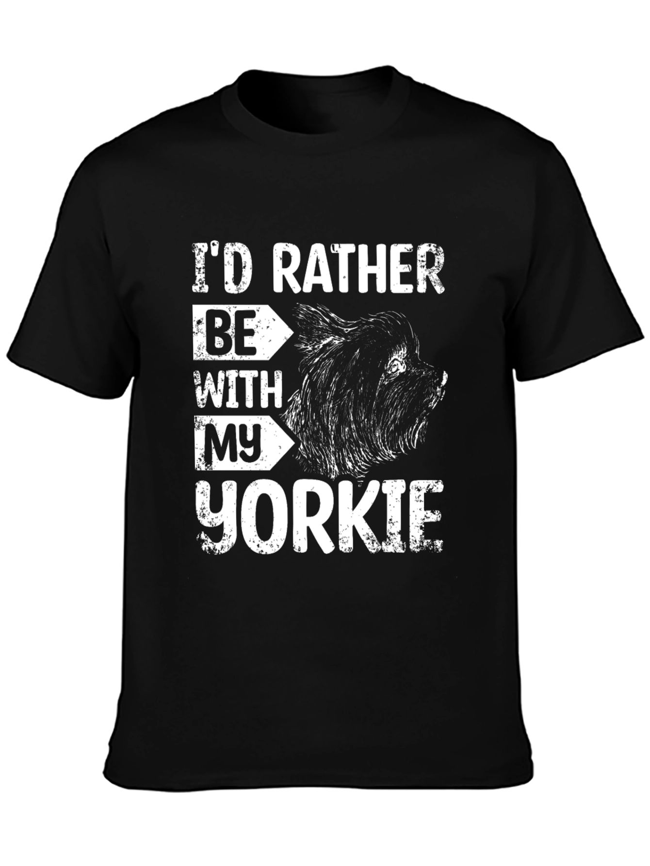 Id Rather Be With My Yorkie T-Shirt