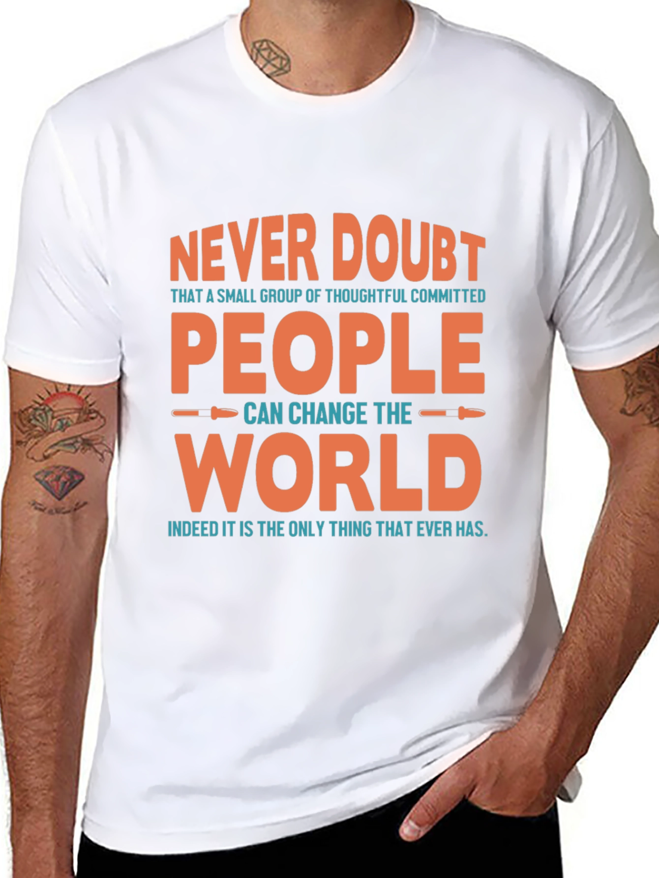 Never Doubt Inspirational Graphic Tee
