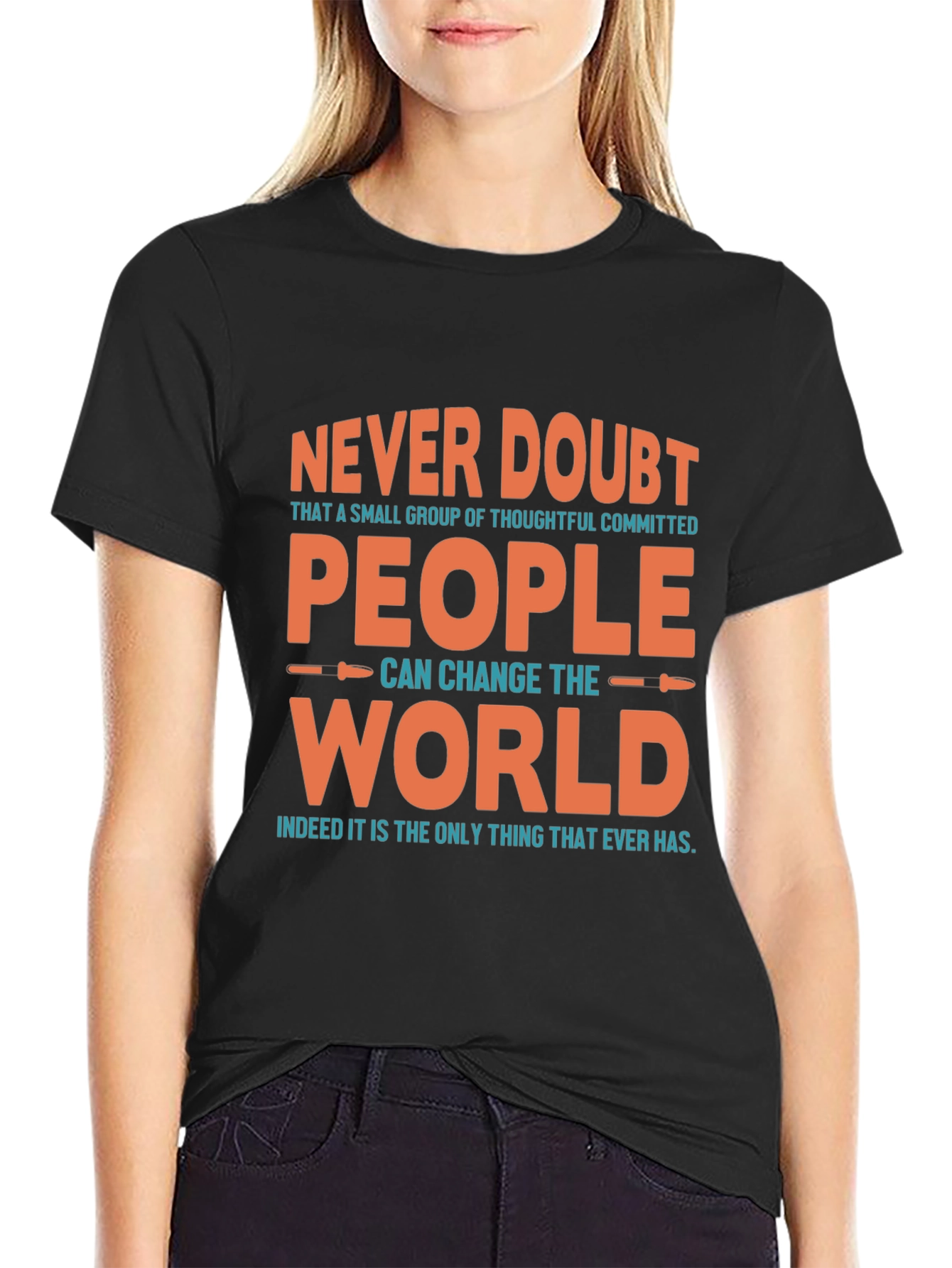 Never Doubt Inspirational Graphic Tee
